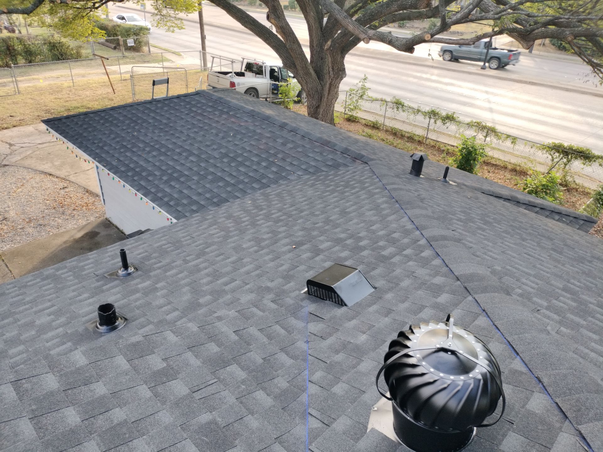 New Roof using GAF HDZ by V General Contractors 