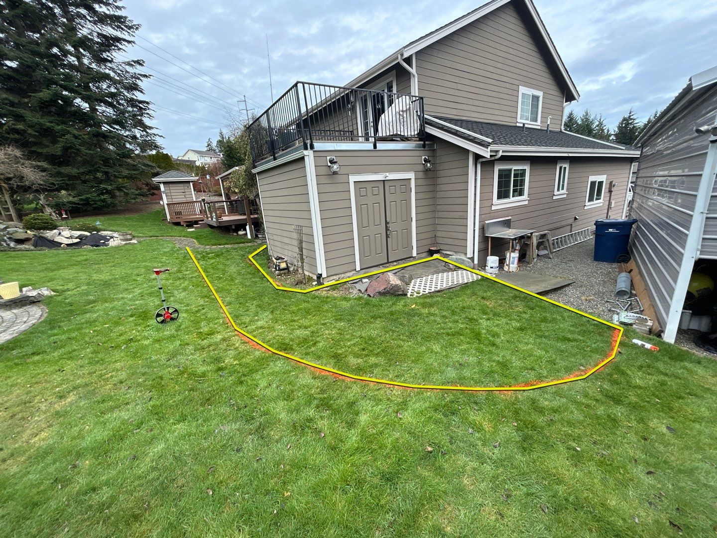 Wayne | Concrete patio & Walkway by Jireh Asphalt & Concrete Inc 