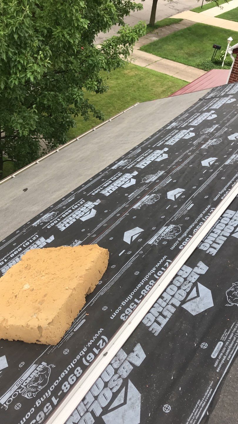 Residential Roof Replacement using Owens Corning Duration, Colonial Slate by Absolute Roofing and Construction