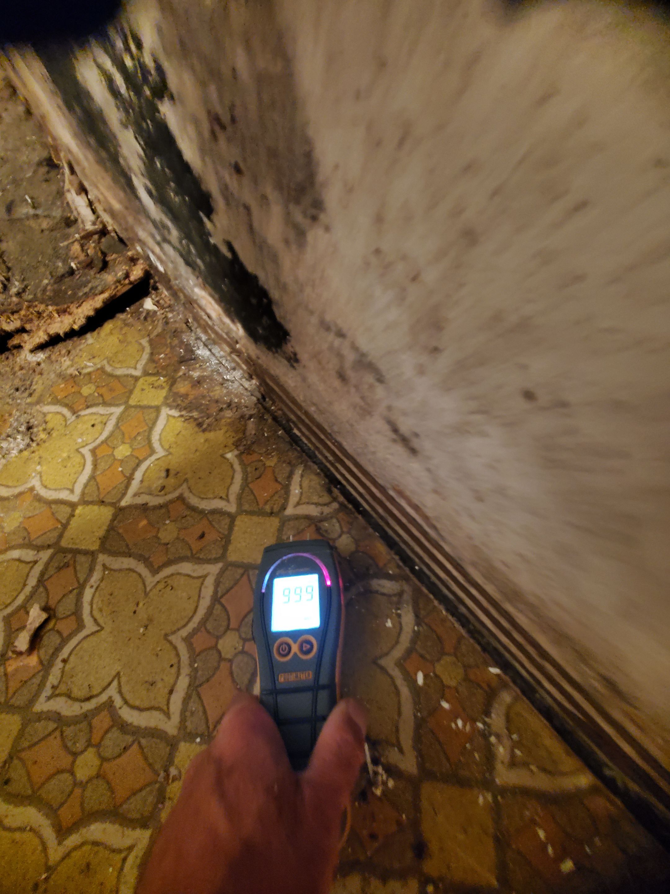 Water Damage using Air Movers by Construction Now LLC