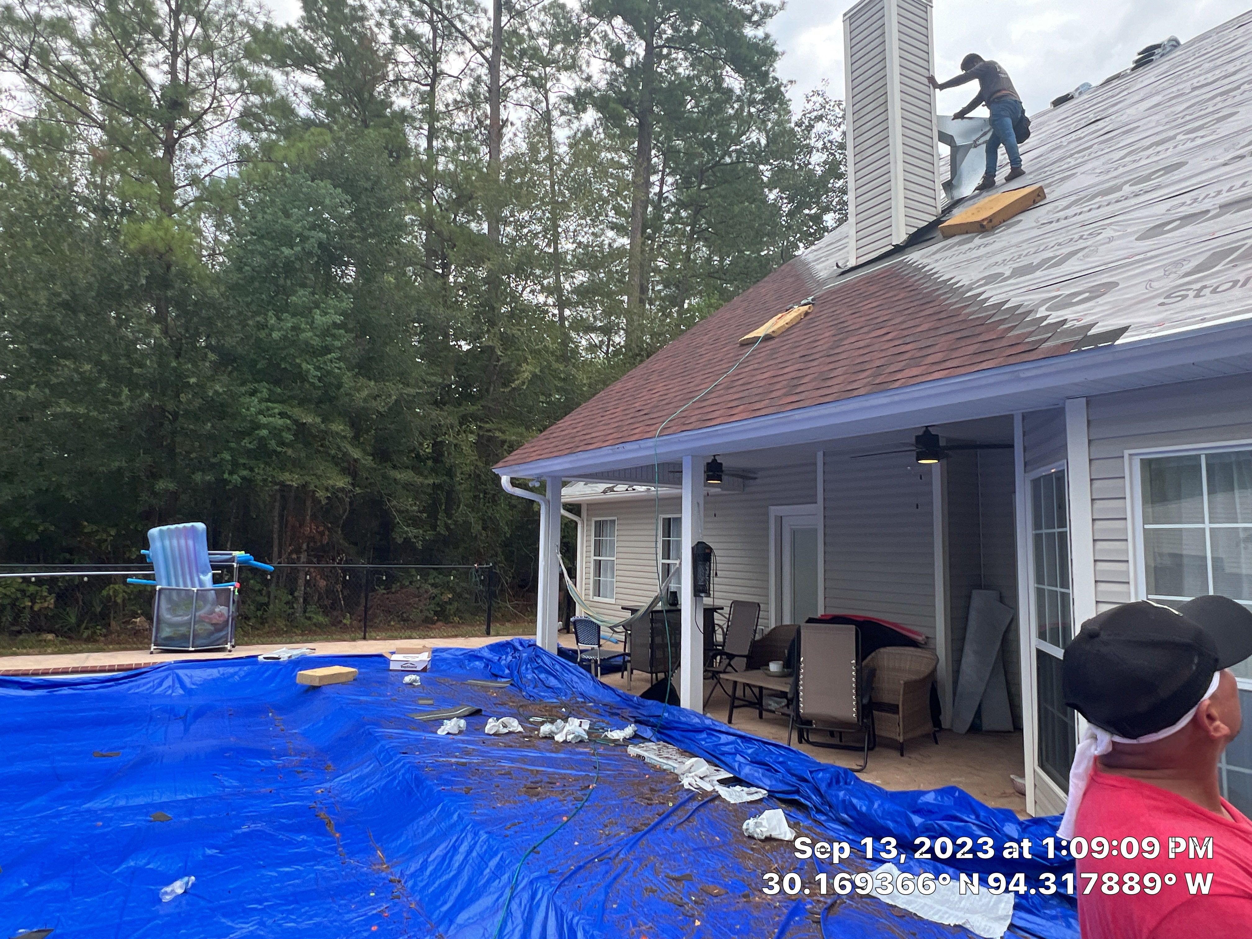Architectural Shingle Replacement and Storm Damage Repair in Sour Lake by Caliber Restoration LLC