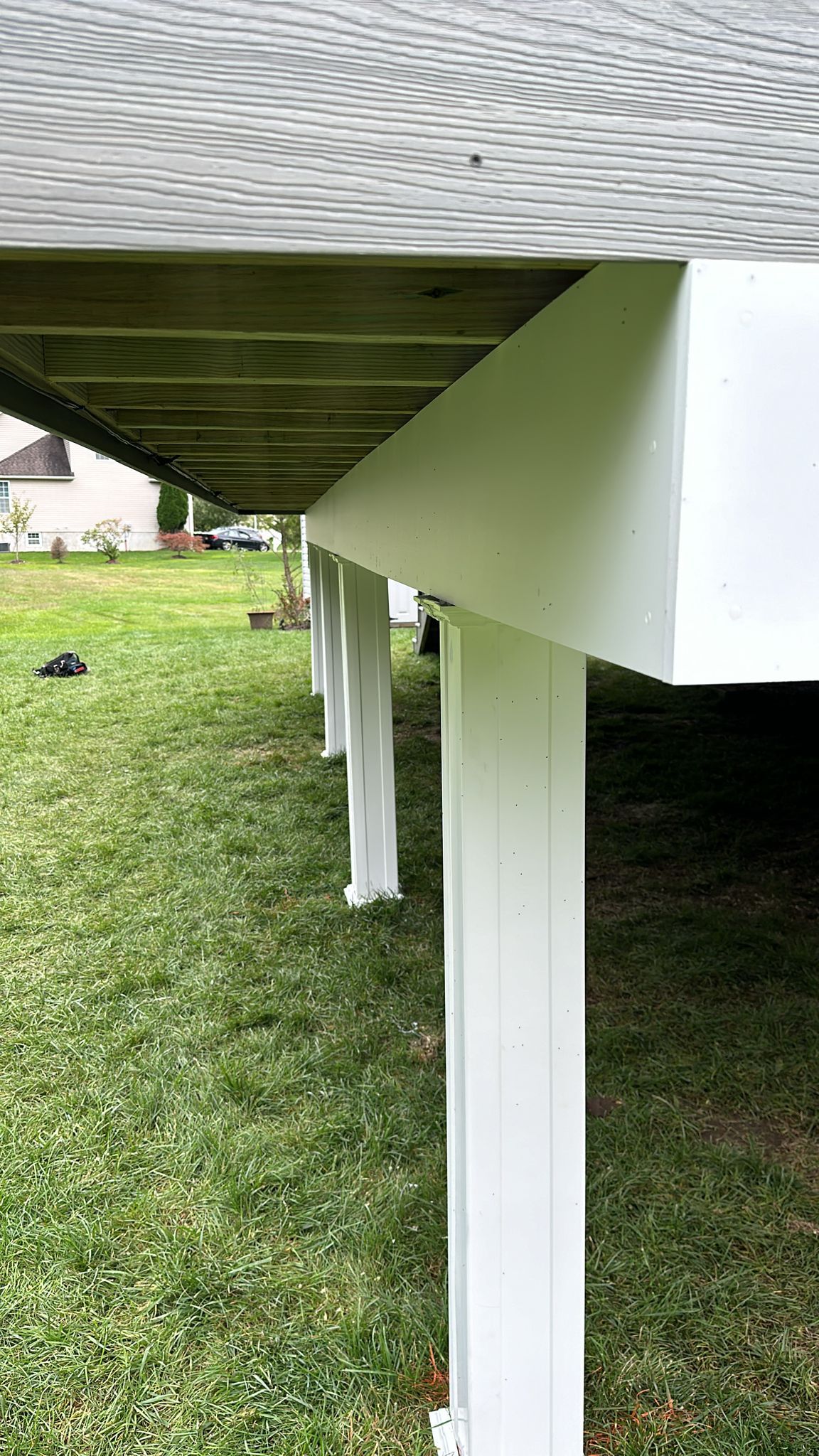 New Deck using Deckorators Venture - Color Saltwater by deck guardian