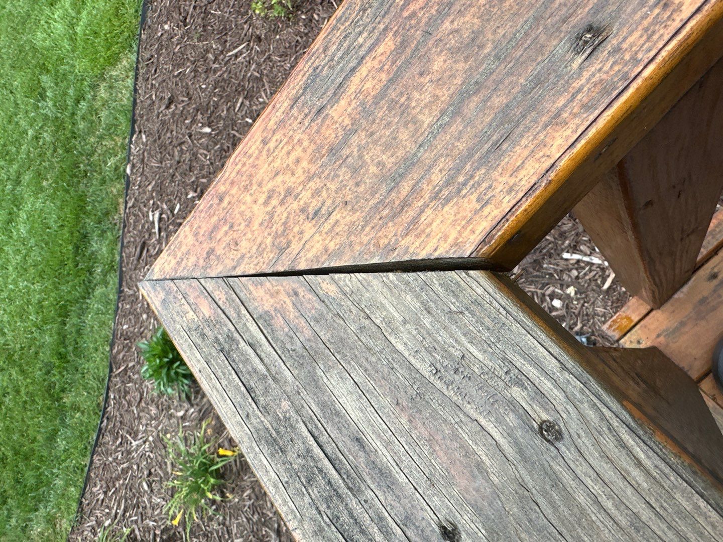Weathered Deck using Wood Sealant by DuraSeal