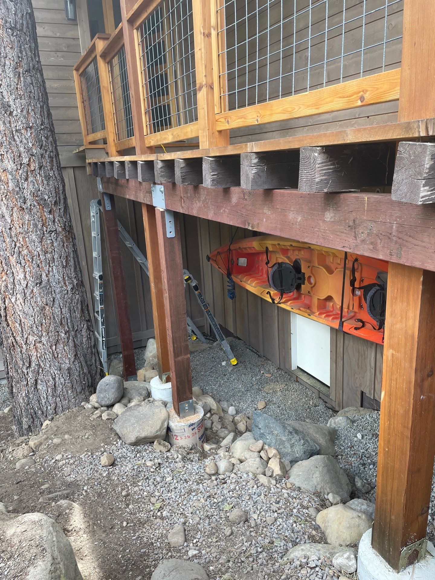 Gas Meter Shed/Walkway Remediation by The Tahoe Tradesman