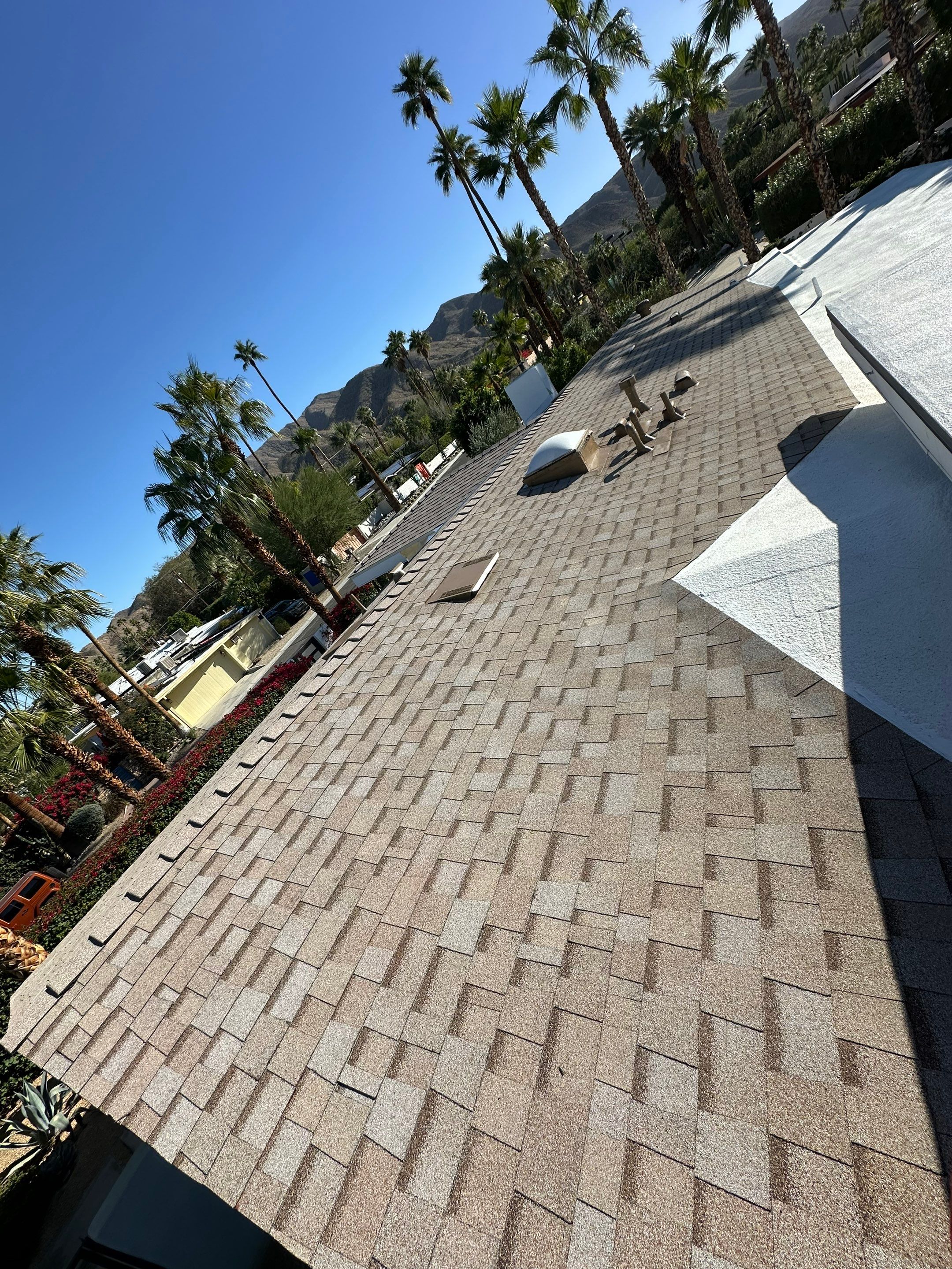 Project in Cathedral City by Desert Roof Concepts