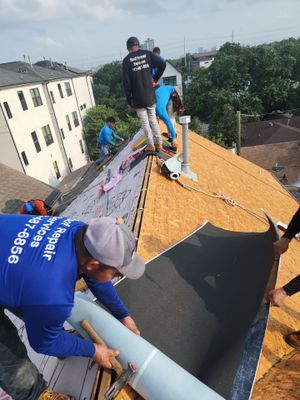 Residential Roofing Installation using Owen's Corning Duration (Lifetime) Shingles