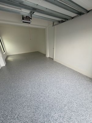 Residential Garage Floor Preparation and Epoxy Coating in Dunedin