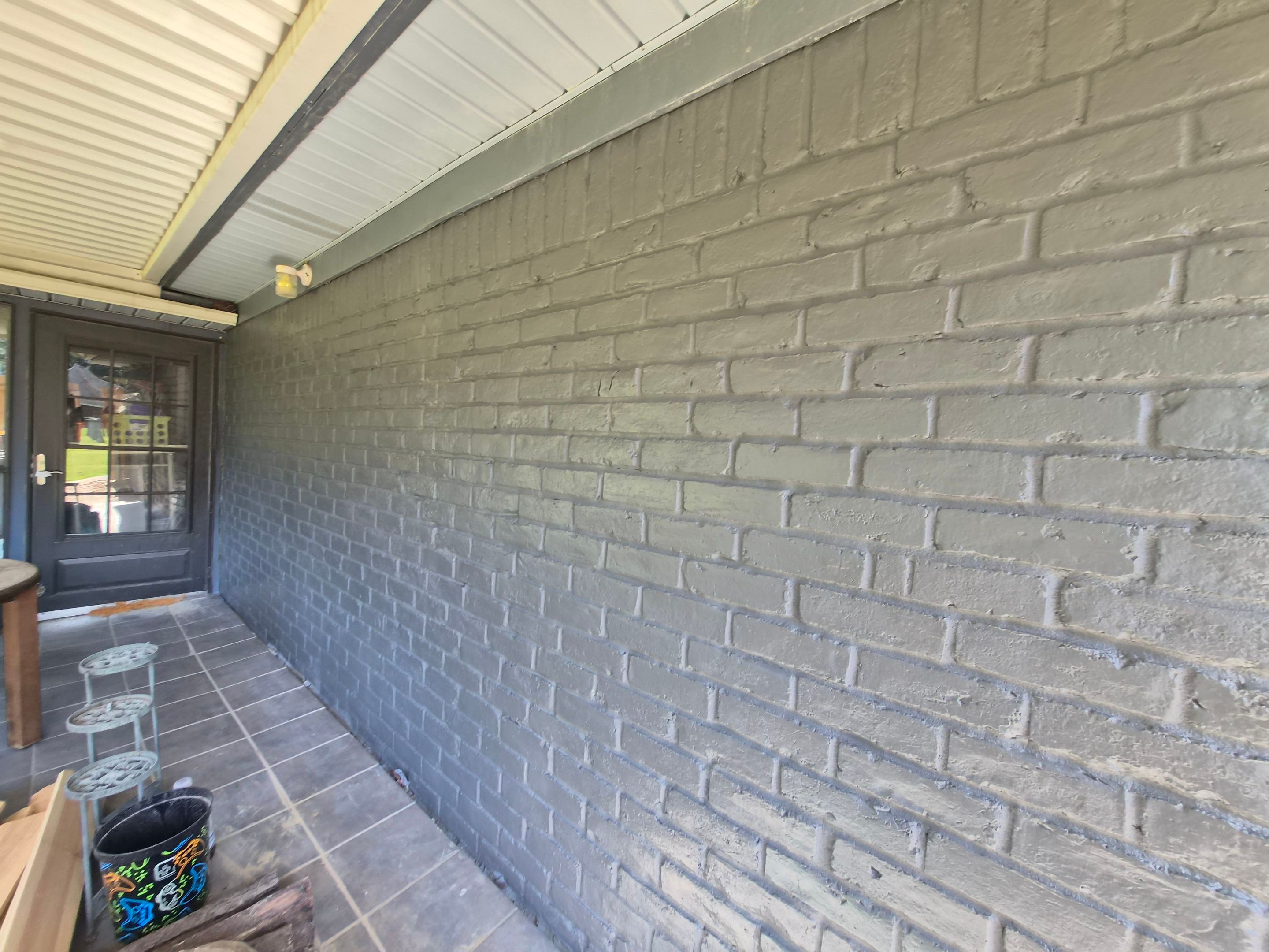 Exterior Refresh Brick Painting Job in Overton, TX by Quality Coats Painting