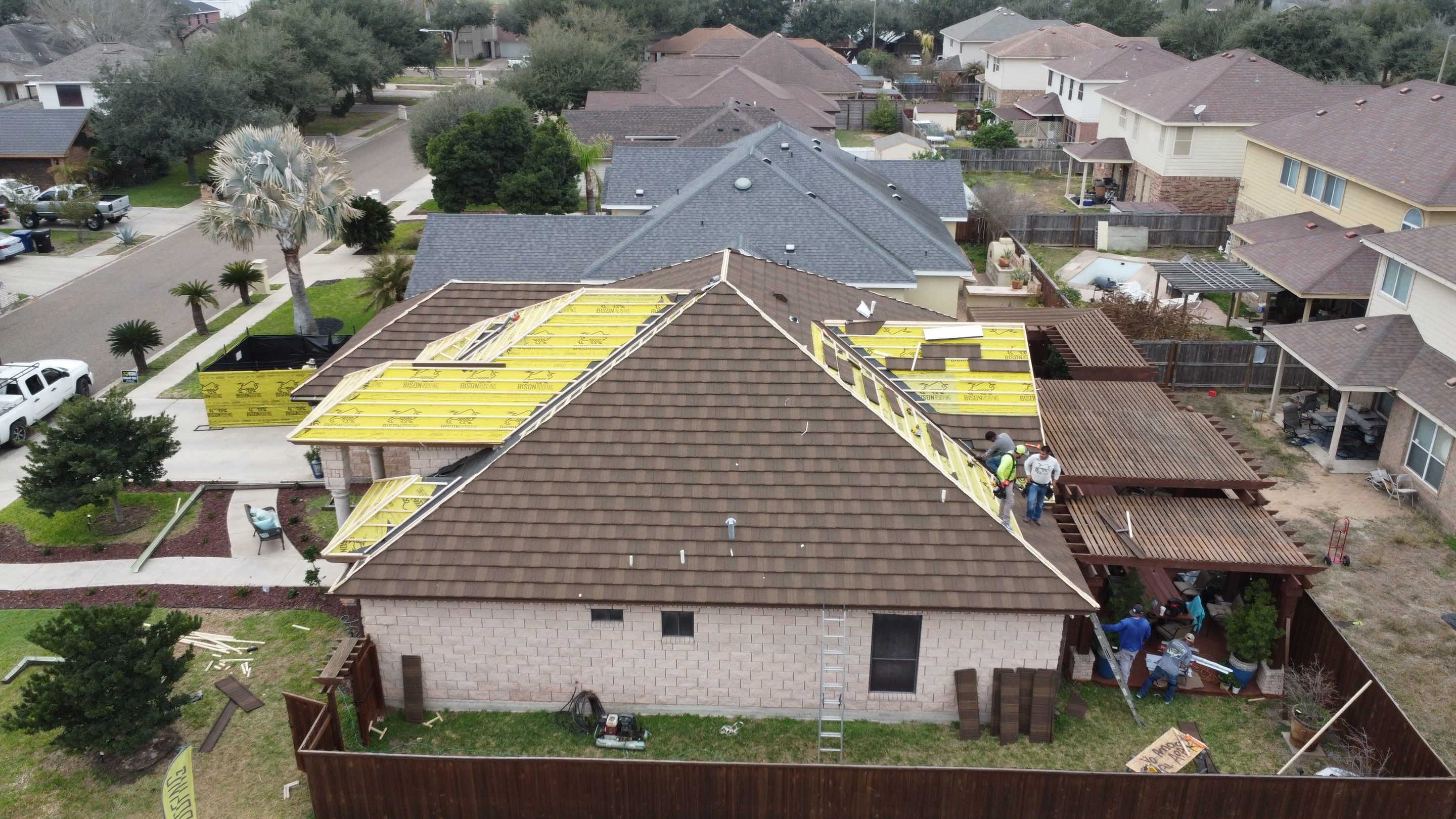 Decra Tile Roof Replacement  by Bison Roofing  