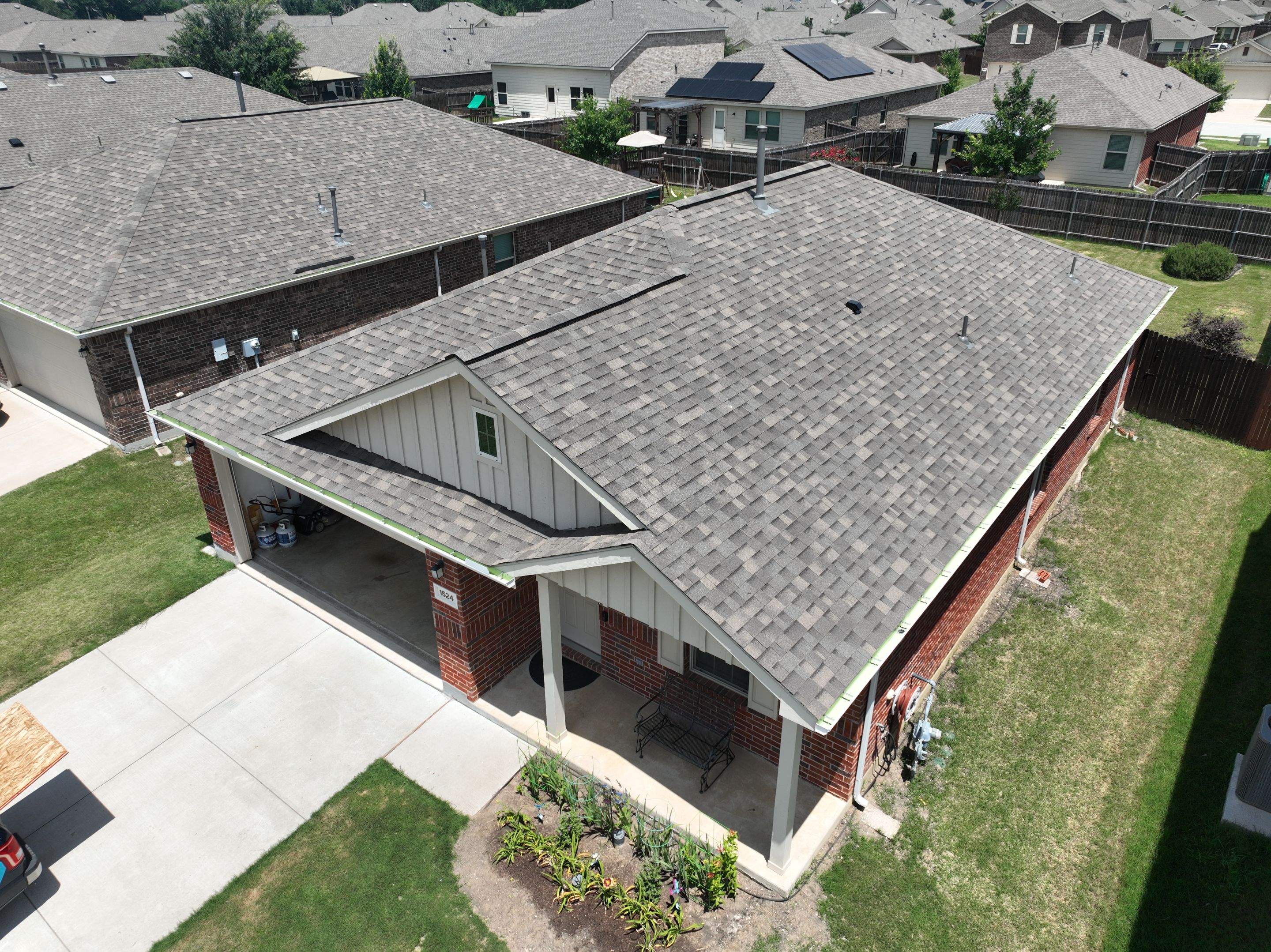 Residential Roofing Installation using Malarkey Vista Weathered Wood Plus by OneSource Roofing and Restoration