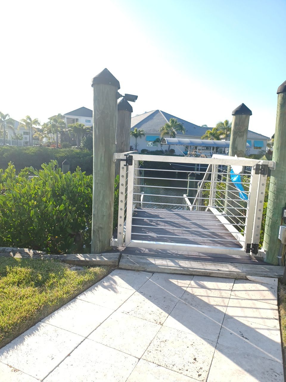 Bradenton, FL  Custom Boat Dock Gate by Asap fence and gates, LLC