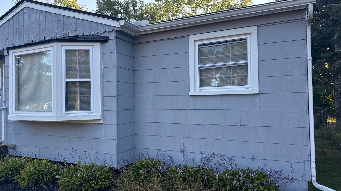 Siding Replacement using Alside D5" Platinum Grey by 180 Contractors