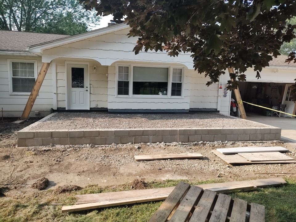 Porch and Concrete by Ivy Lea Construction