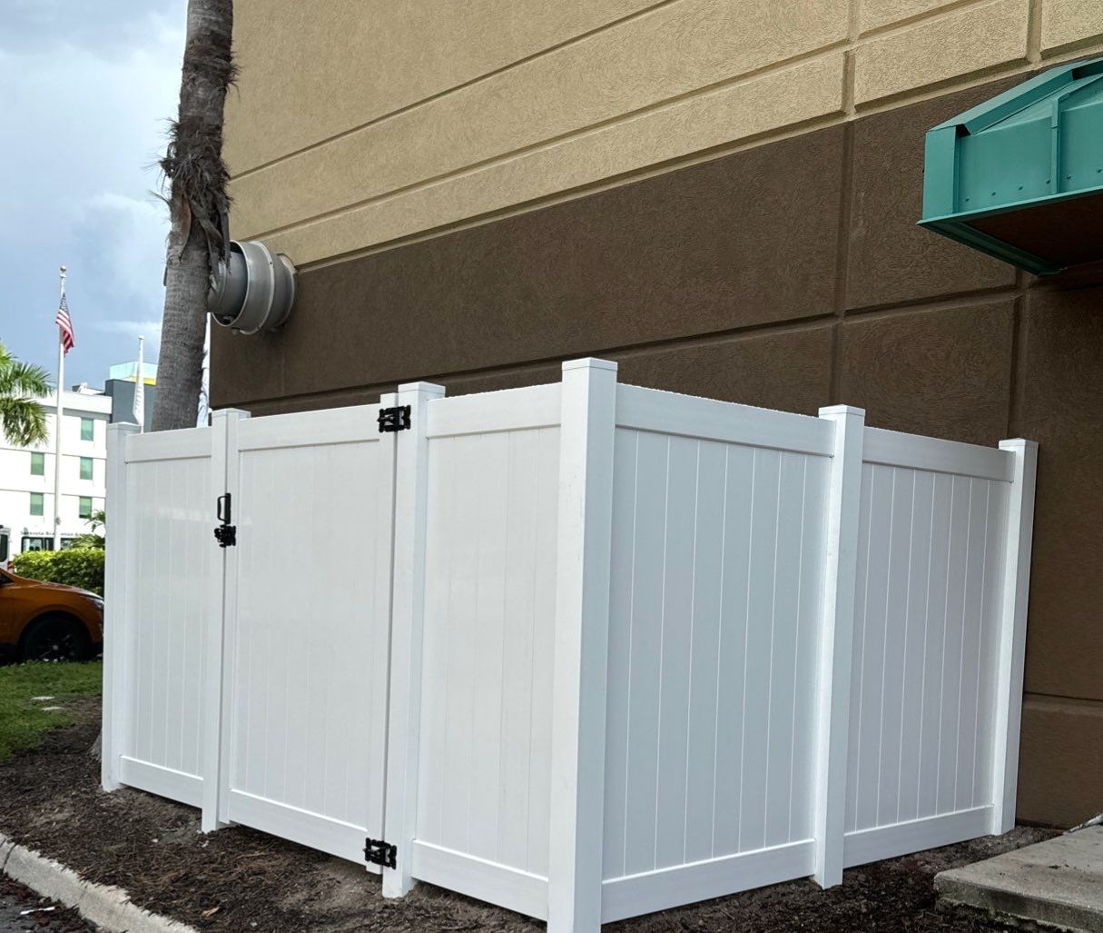 Vinyl Privacy Fence using 6Ft White Vinyl Privacy Fence by Asap fence and gates, LLC