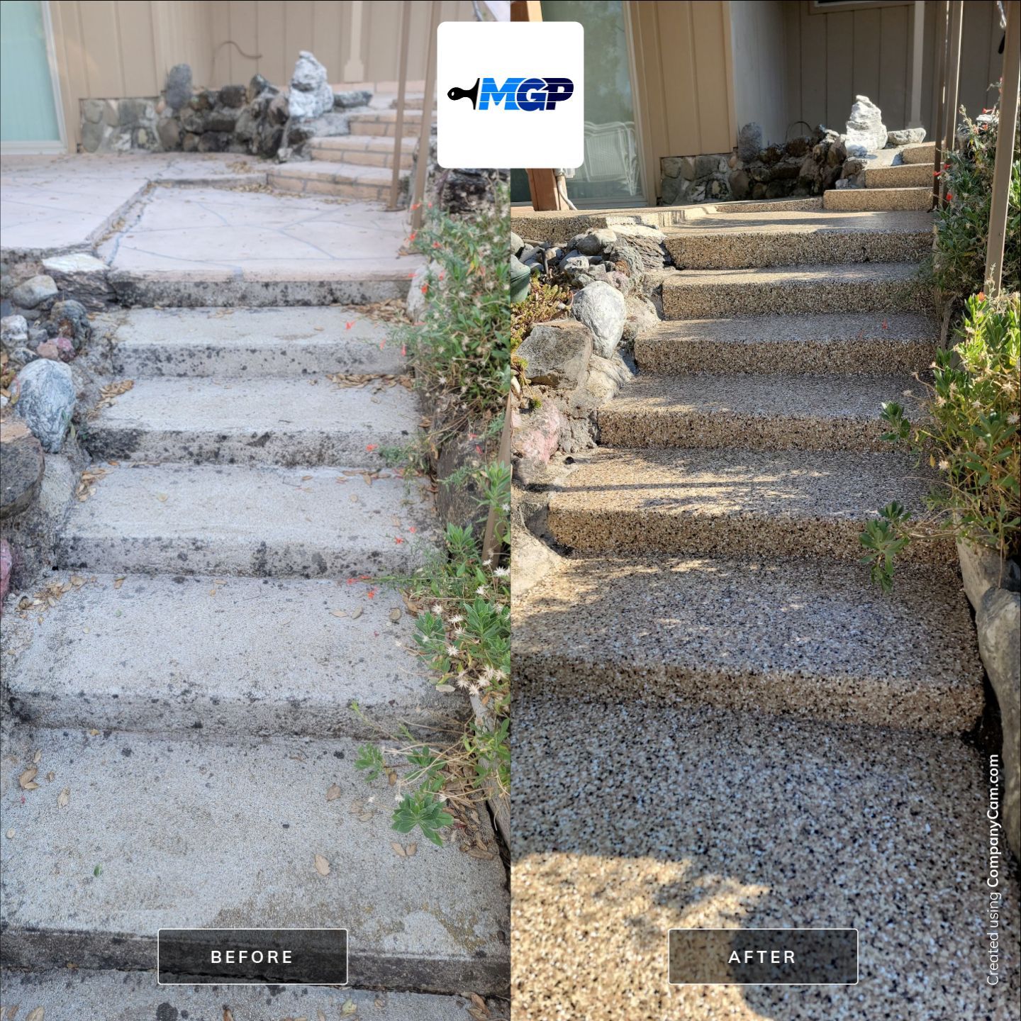 front porch using Penntek by MGP Coatings