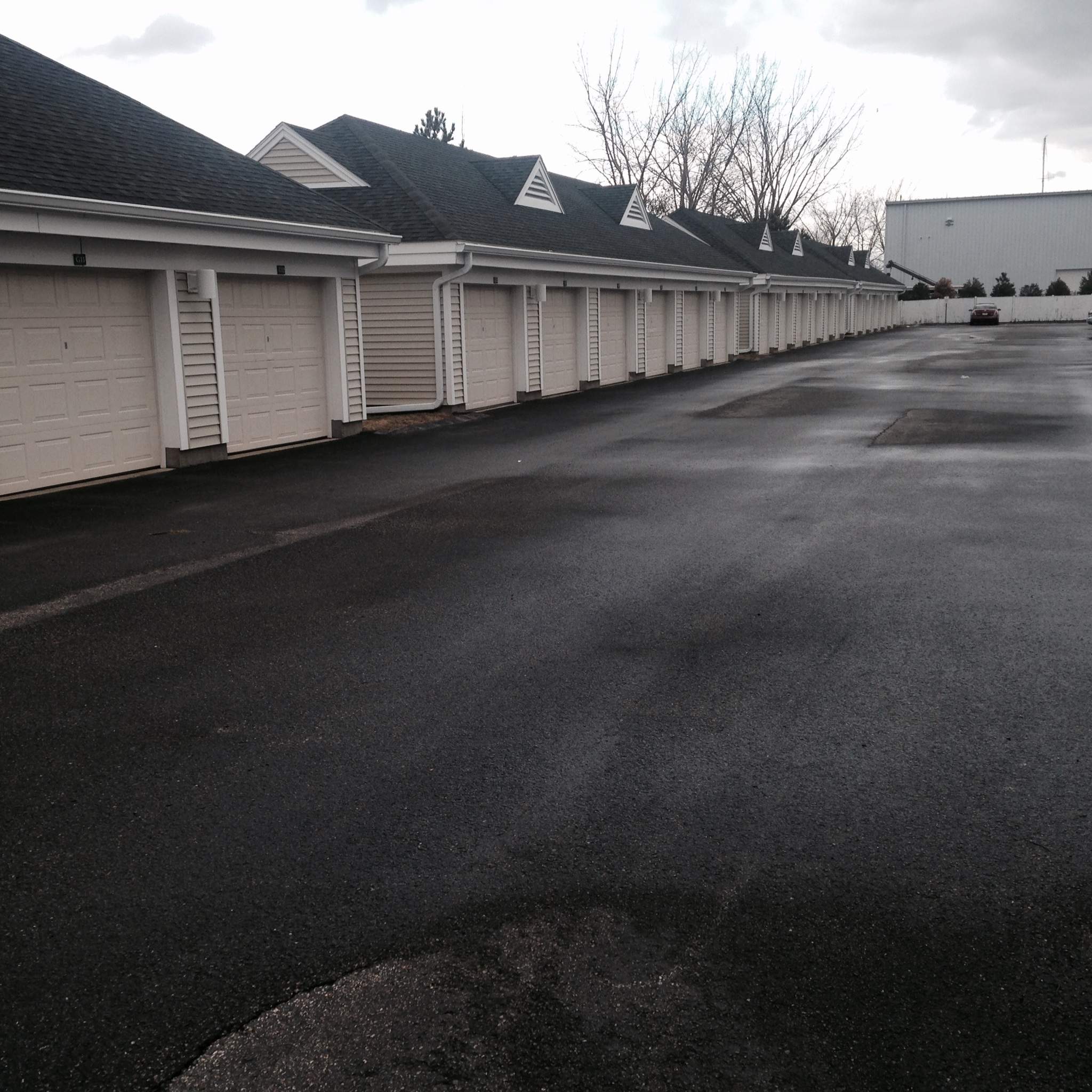 On the job at The Atlantic at Marina Bay in Quincy, MA by Gutter Pro Enterprises