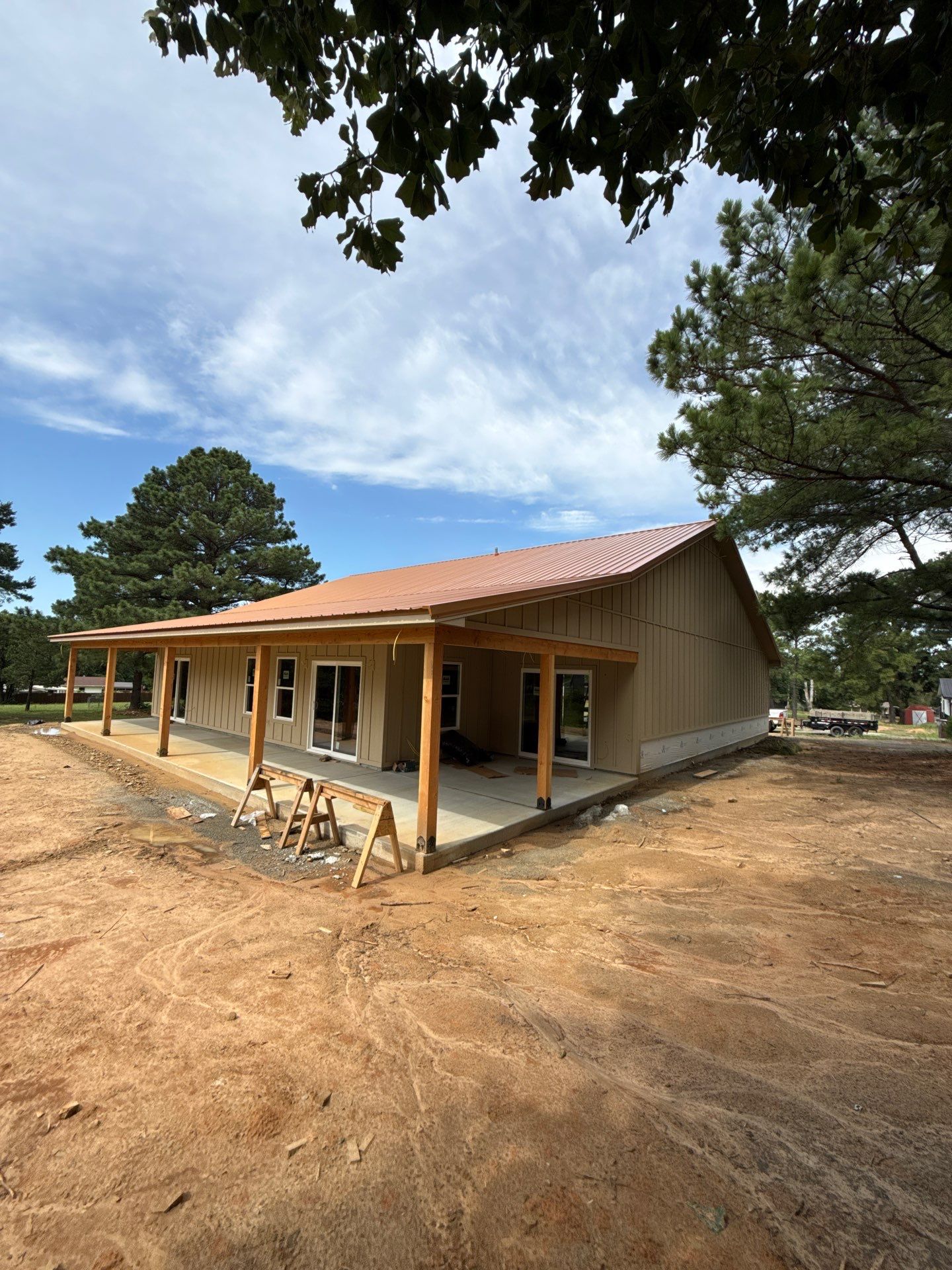 Copper Metallic 26-gauge low rib metal roofing. by In & Out Construction & Remodeling, LLC