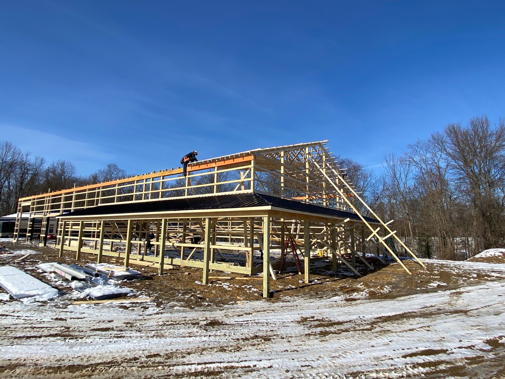 50'x120'x17' Barndo/Garage by The Barn Builders