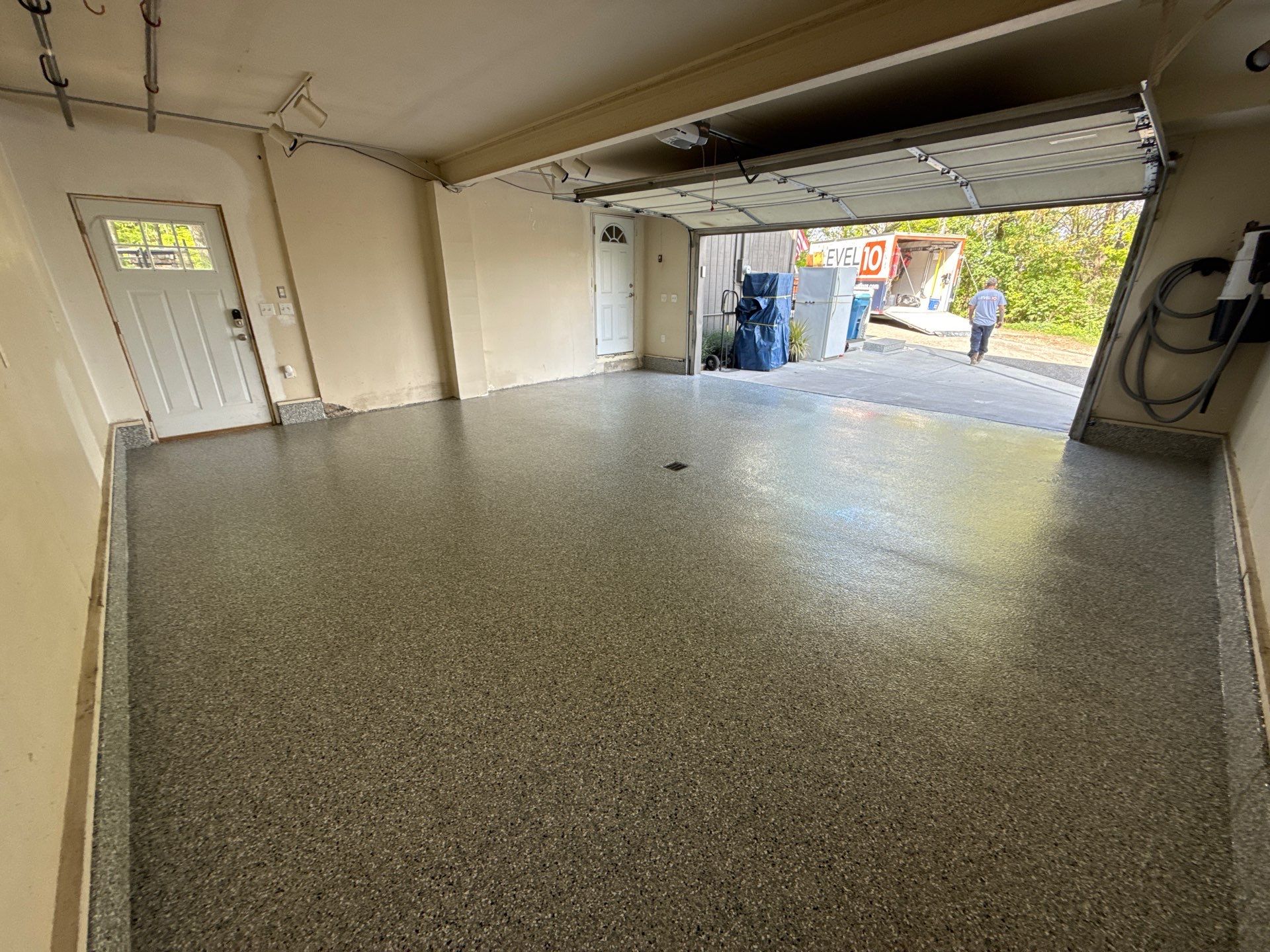 Crossbow Garage Floor Coating by Level 10 Coatings