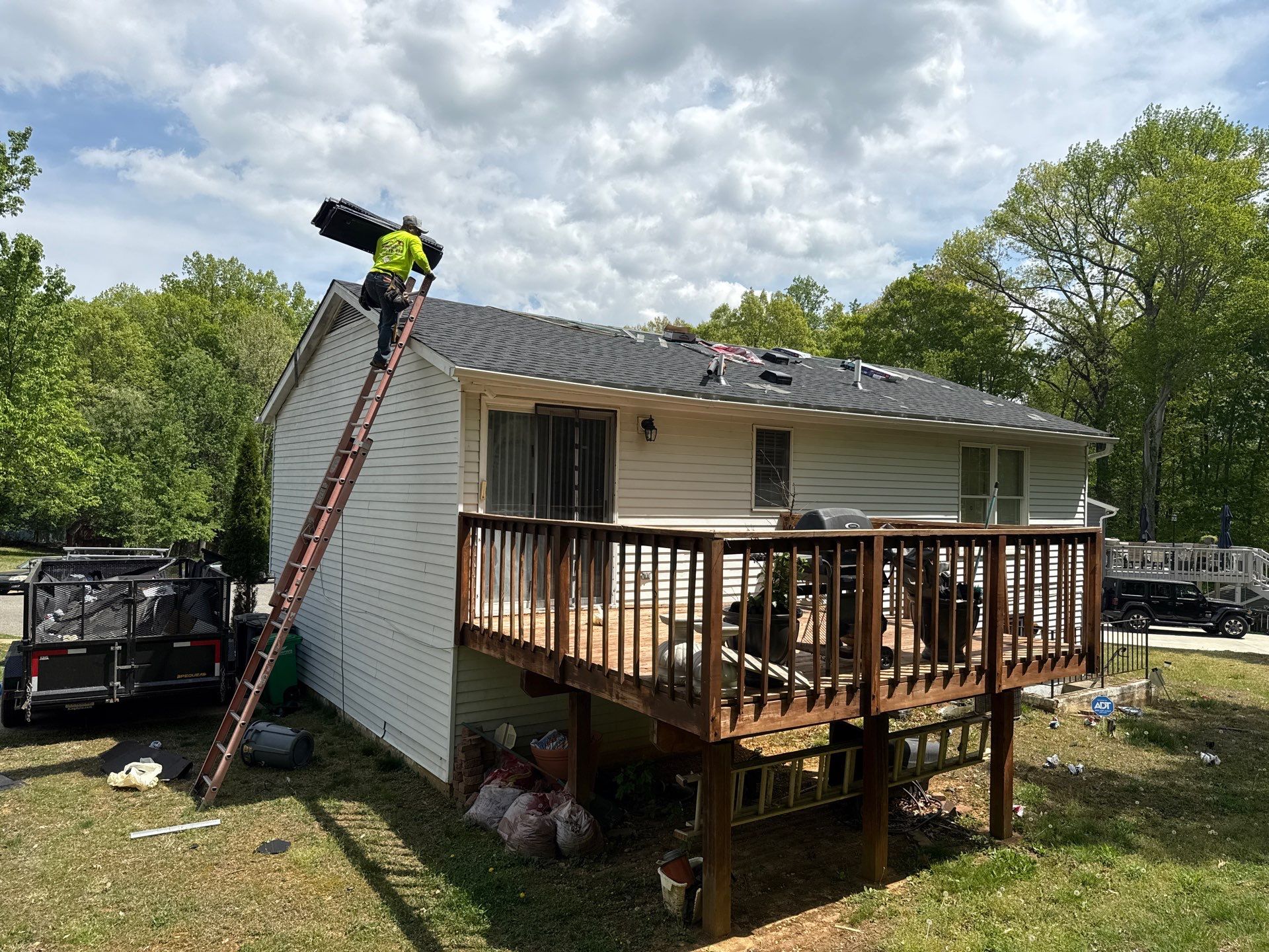 Residential Roofing Installation using GAF Timberline HDZ by Matter Construction, LLC