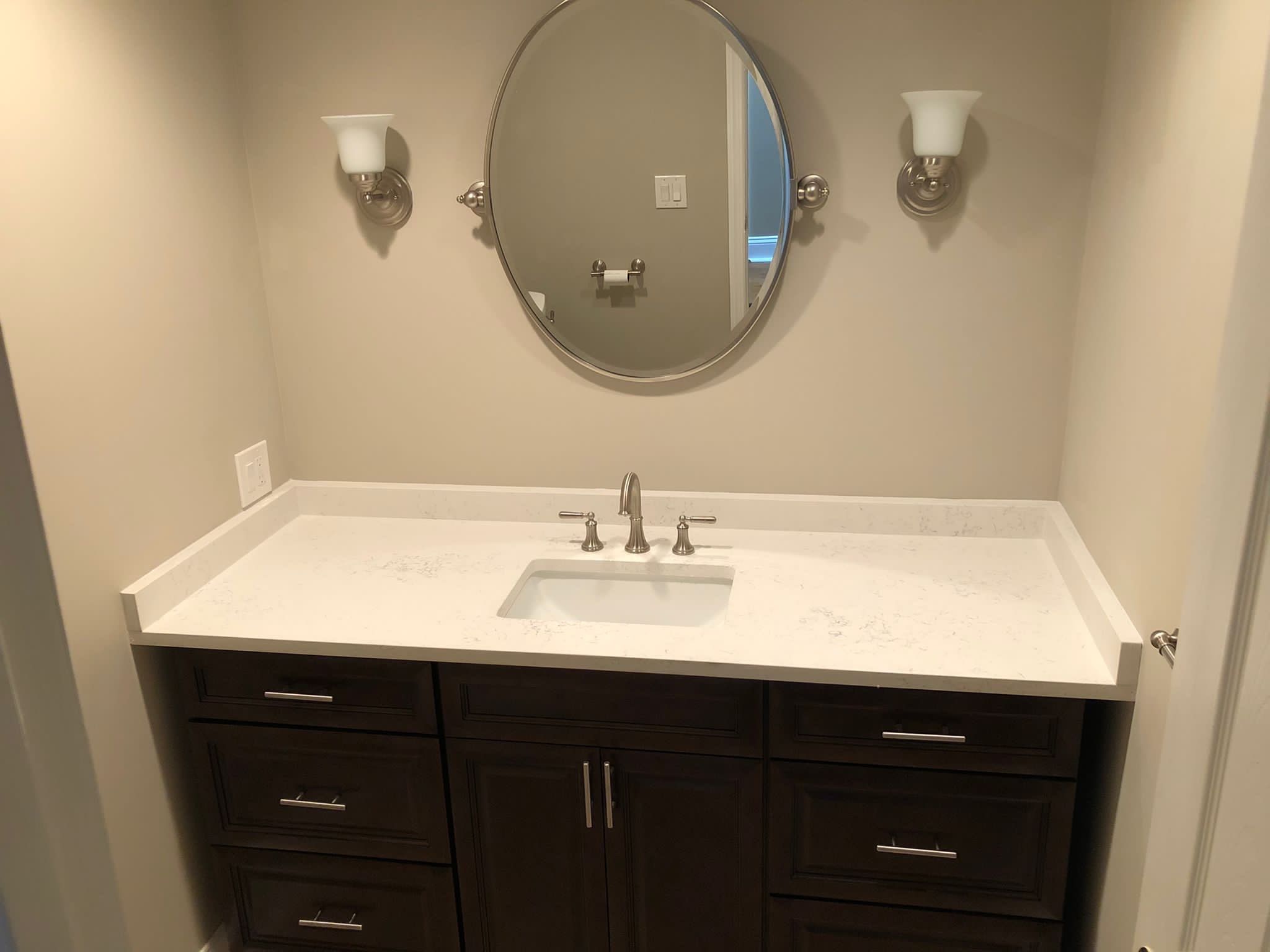Bathroom Remodel using Tile by Home Concepts Construction