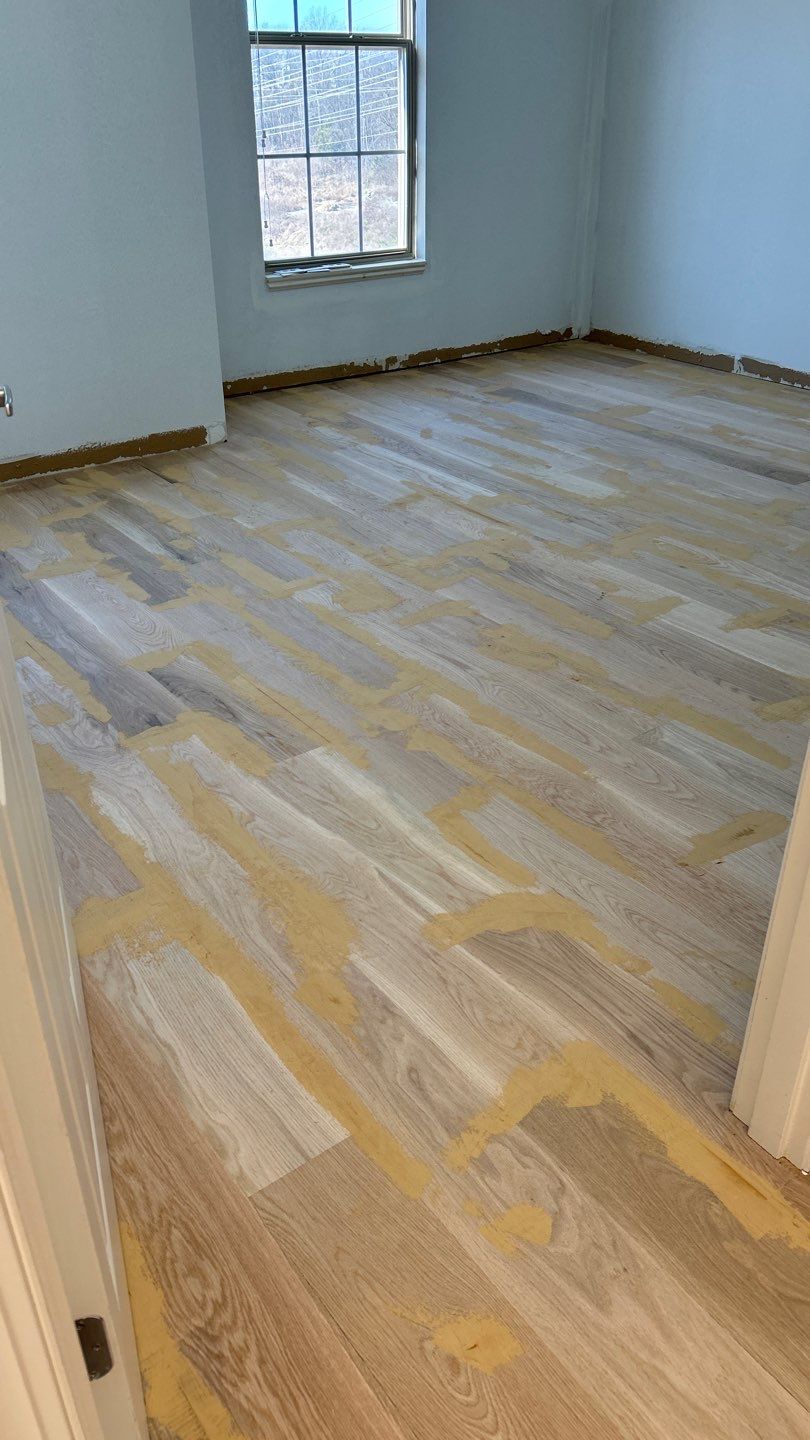 New hardwood floors for an office building by Footprints Floors of Nashville