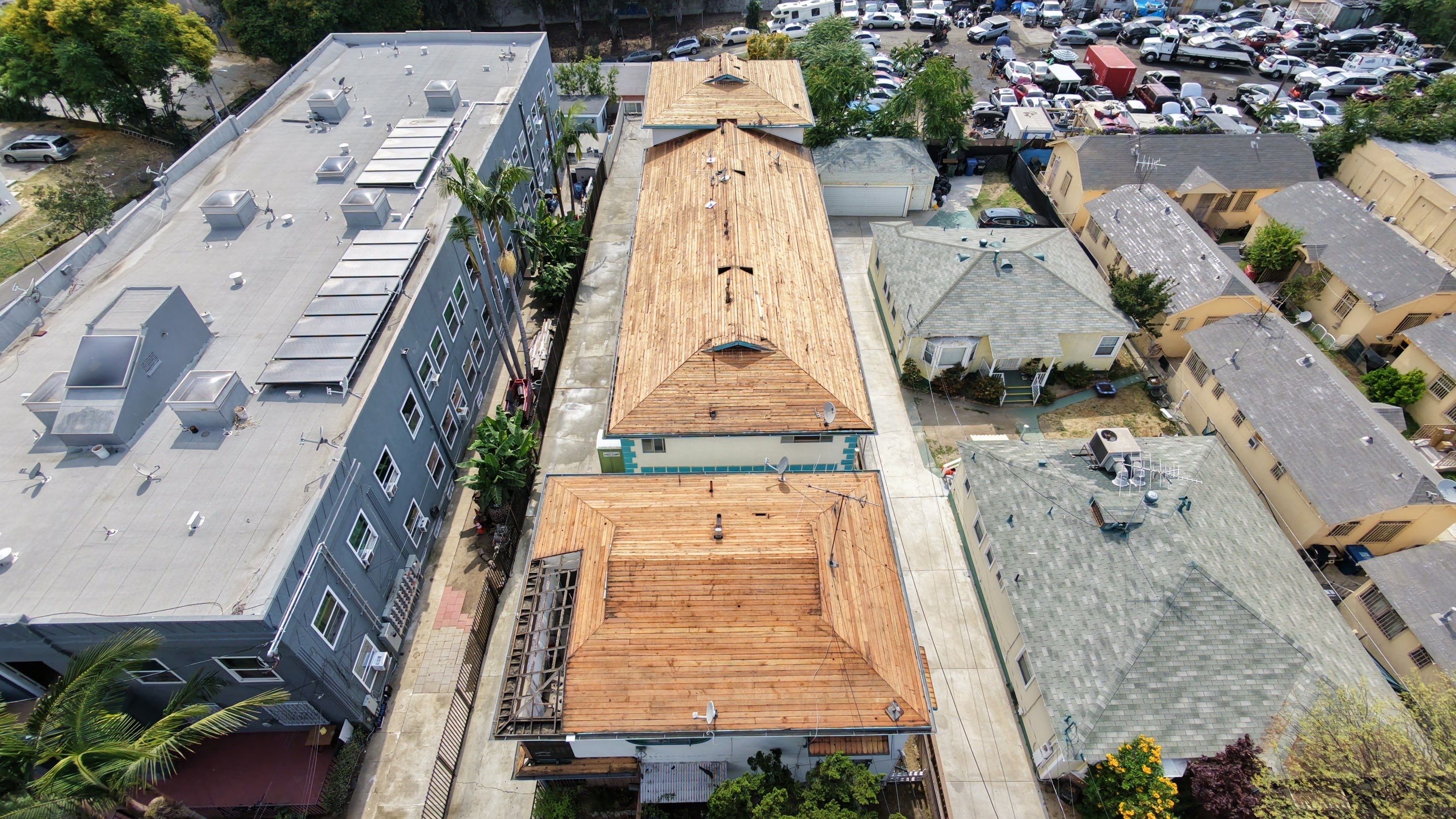 Apartment Building in East LA by Hull Brothers Roofing