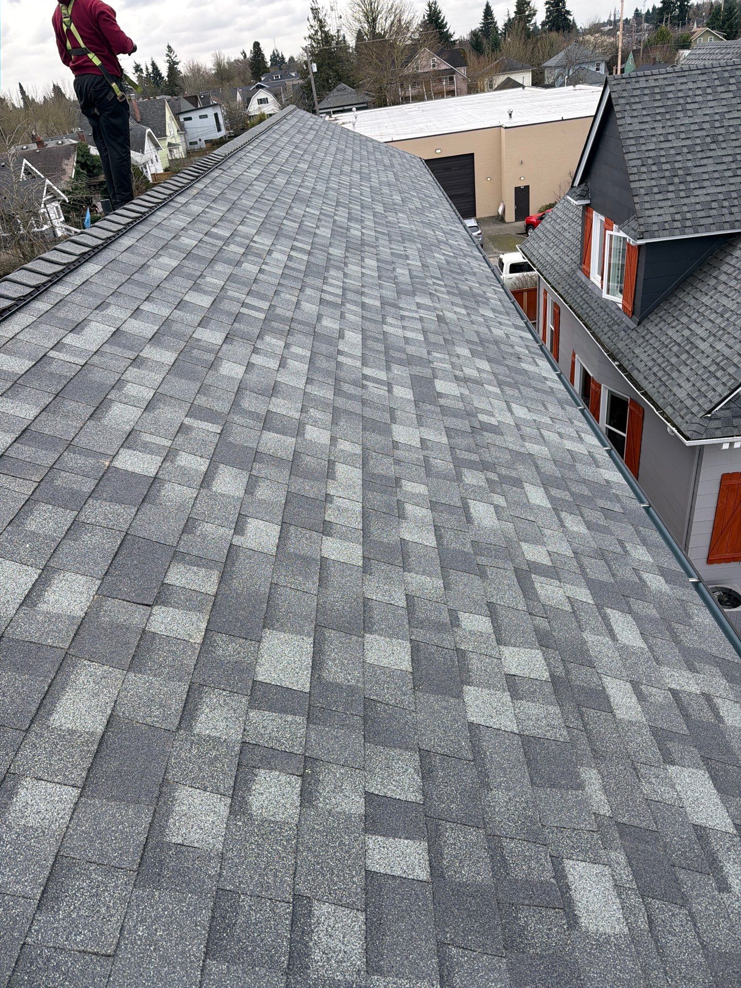 Residential Roofing Installation using GAF UHDZ Shingles by Roofing Formula LLC
