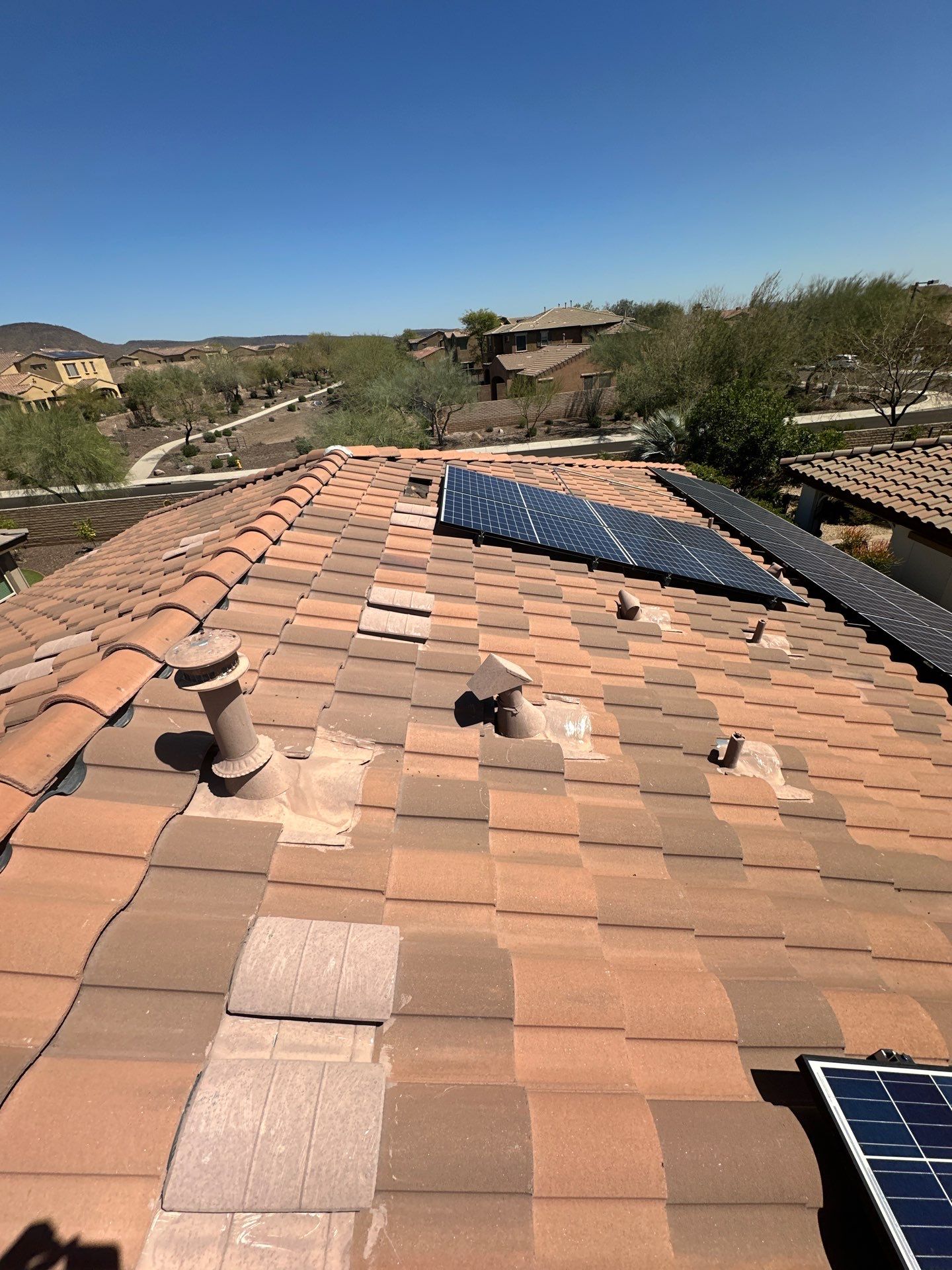 Terracotta Concrete Tile by Reimagine Roofing