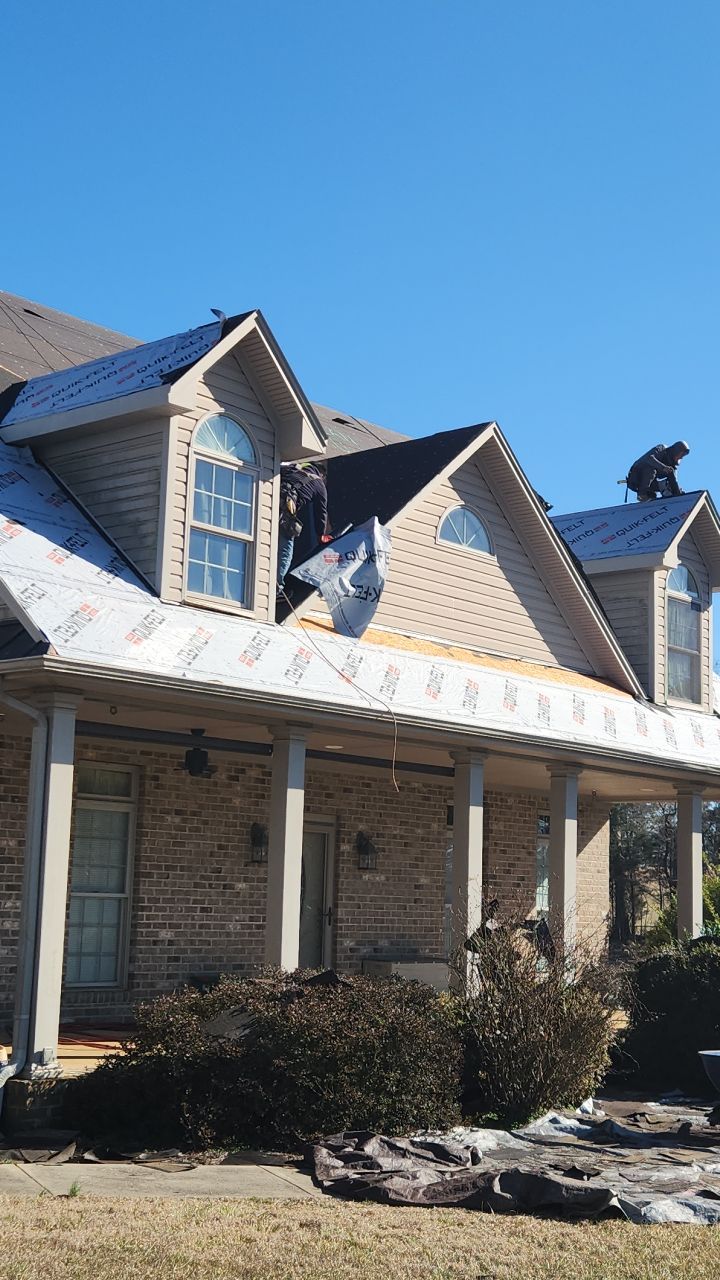 GAF Weathered Wood and Custom Copper by Just In Time Roofing and Restoration