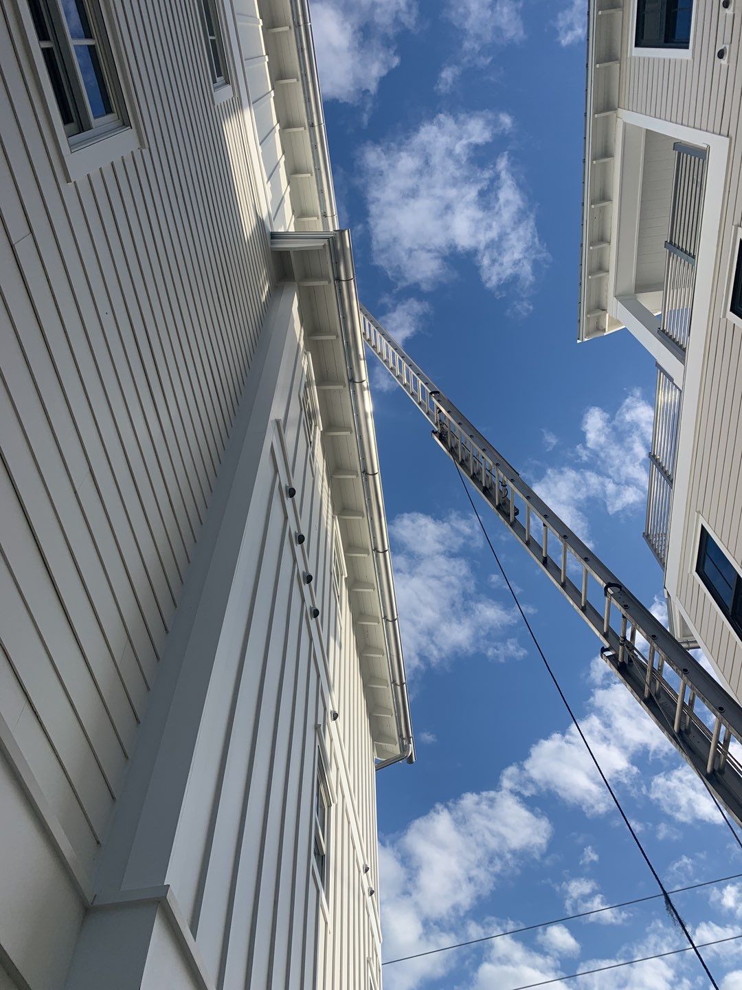 Half-Round Gutters in Galvalume Color in Santa Rosa Beach FL by Gutter Professors