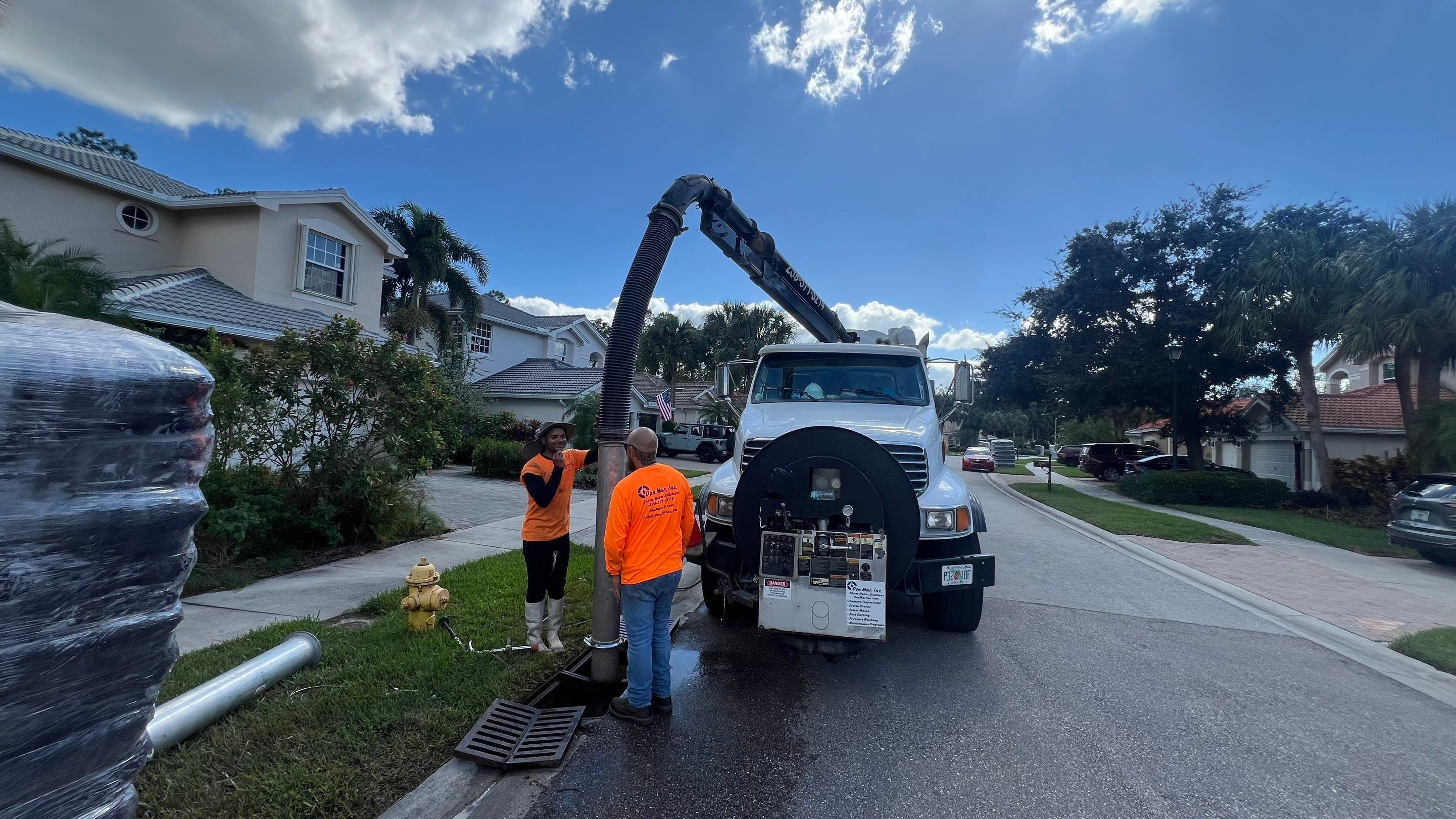 Community Stormwater System Catch Basin Cleaning by APS Power & Water