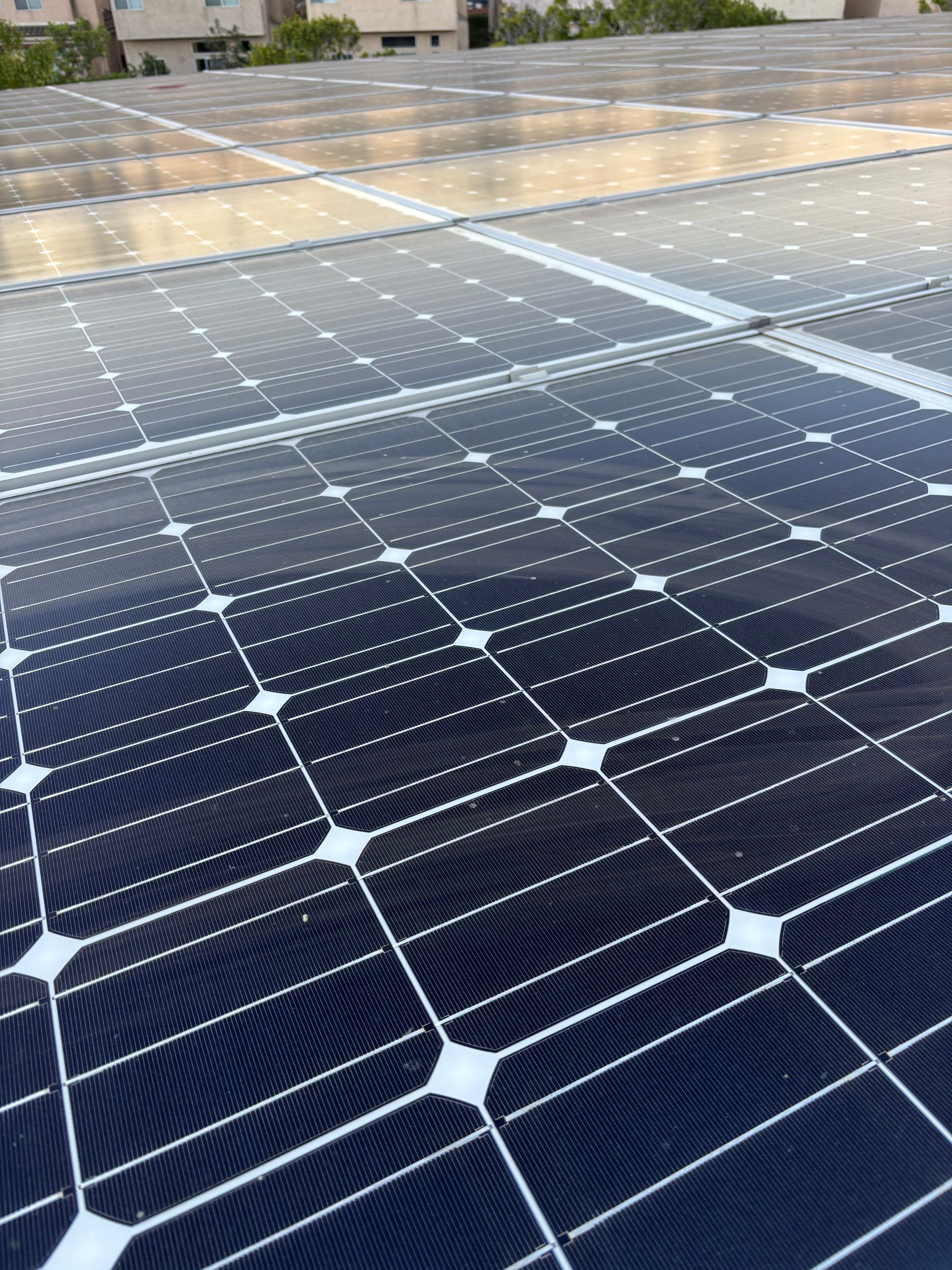 Commercial Solar Panel Cleaning by Palm Coast Solar Cleaning