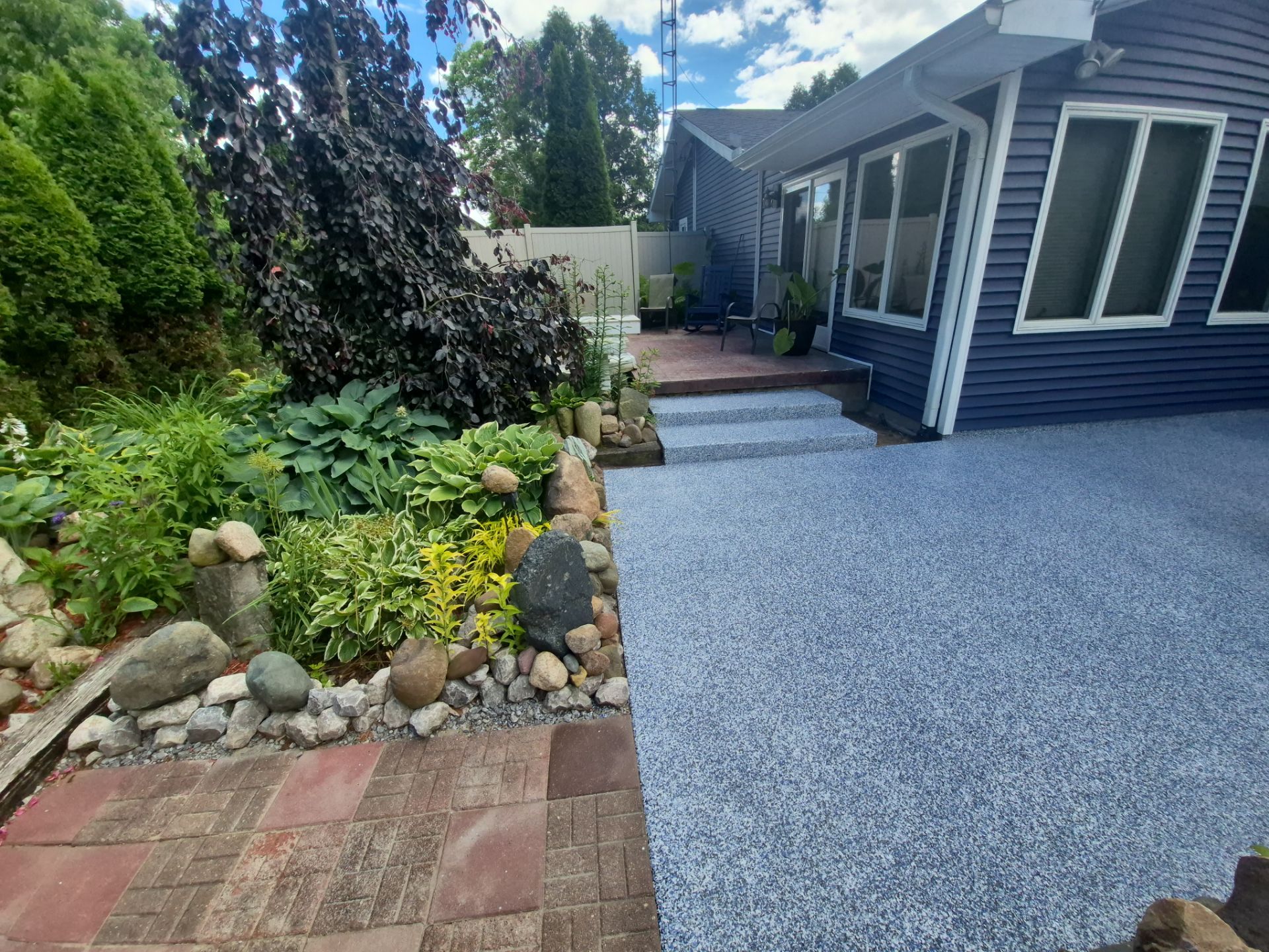 Freeland Outdoor Patio by Wise Coatings of Central Michigan