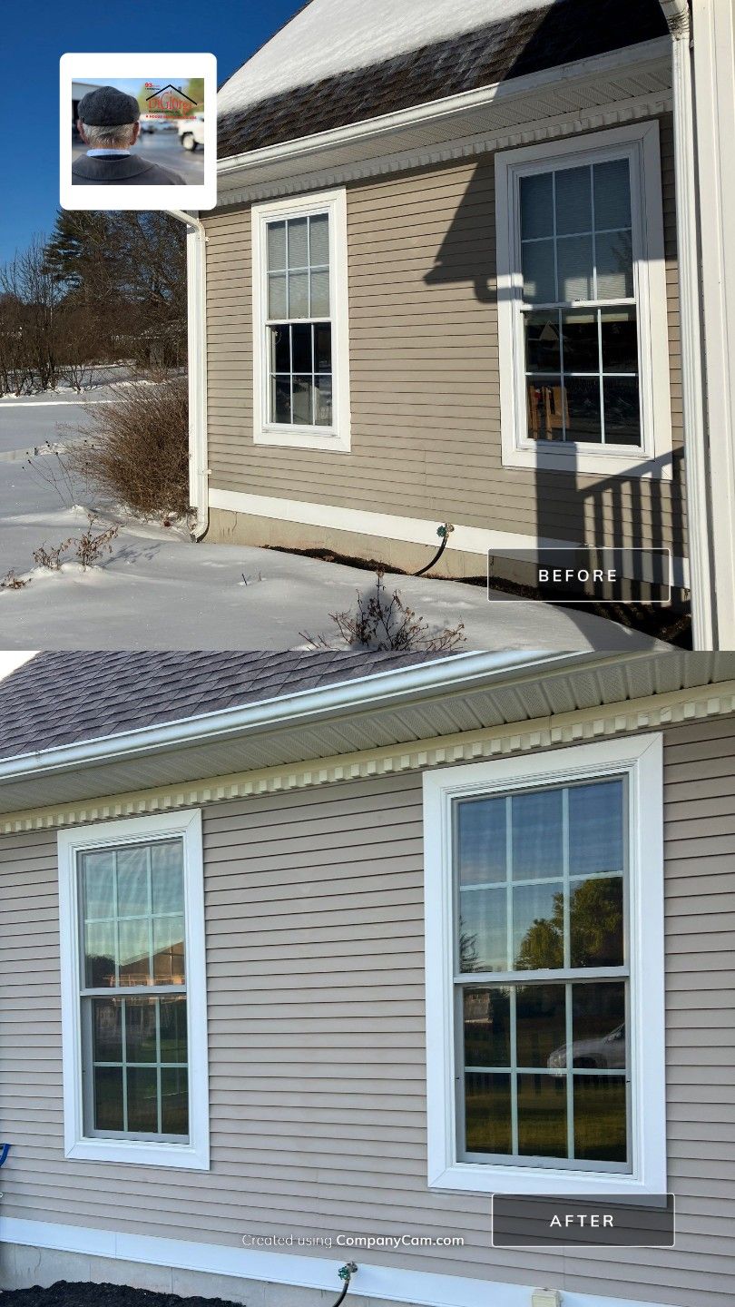 Window installation upgrade by DiGiorgi Roofing and Siding Inc