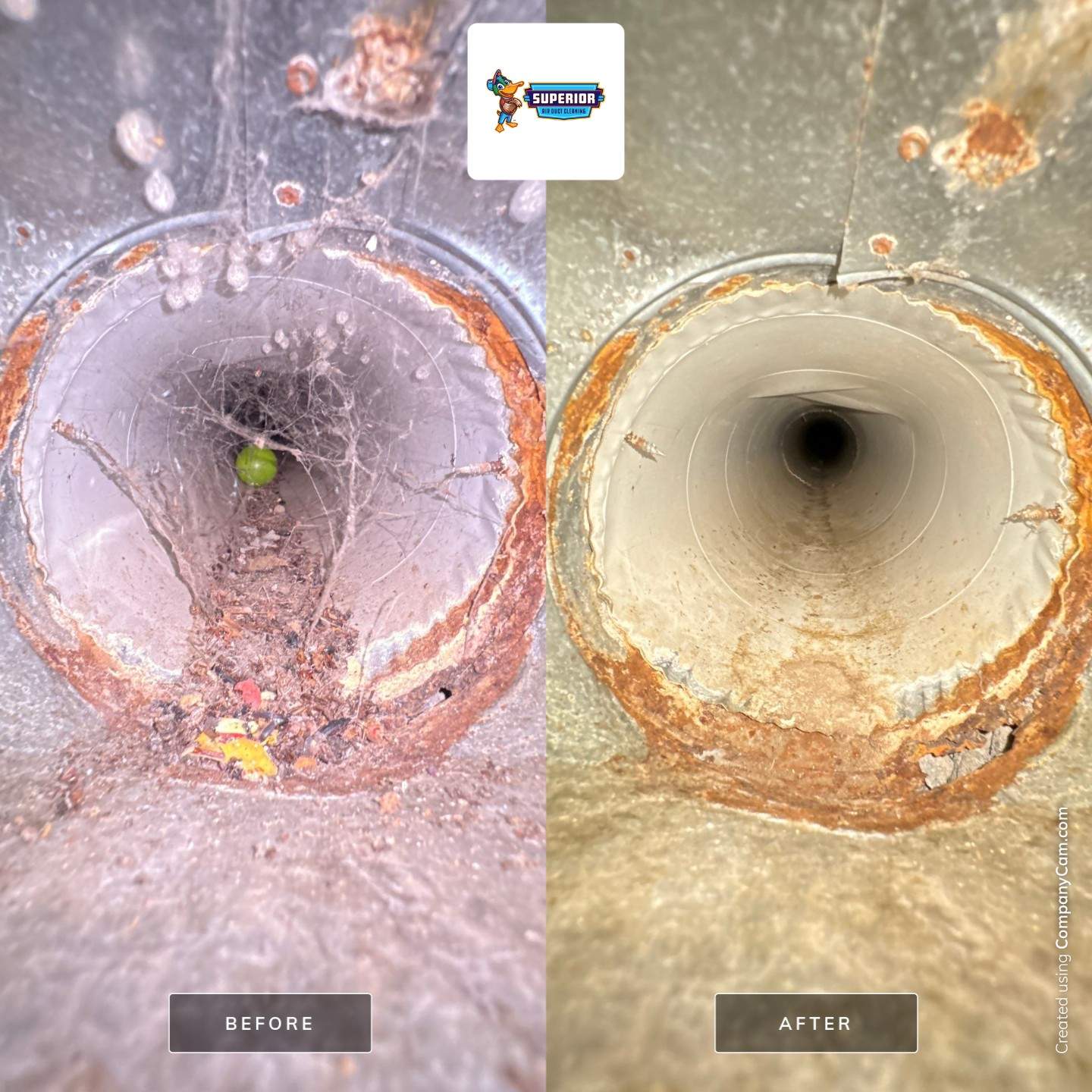 Air Duct Cleaning With a Vacuum Truck in Canonsburg, PA by Superior Air Duct Cleaning