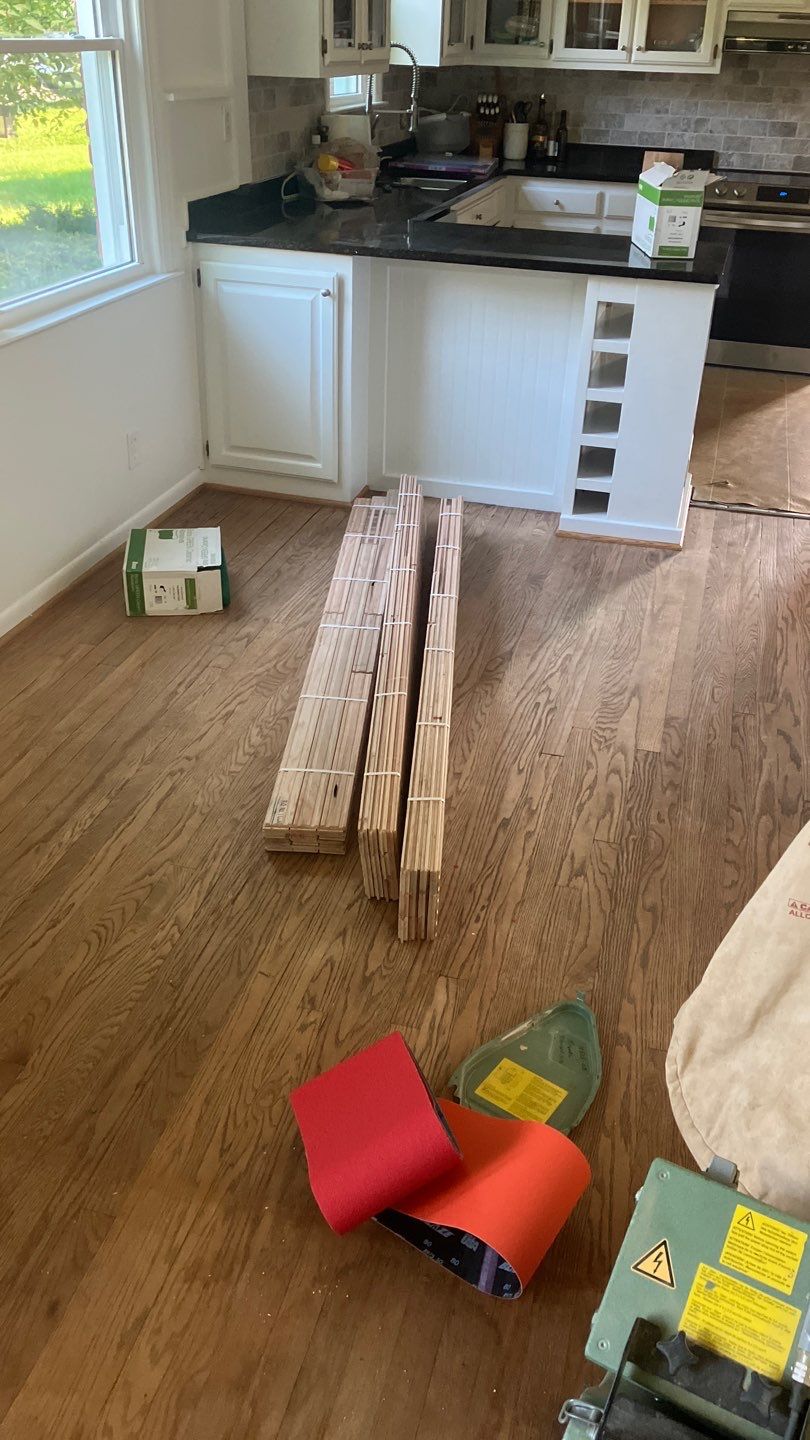 Hardwood Repair and Refinish  by Footprints Floors of Nashville