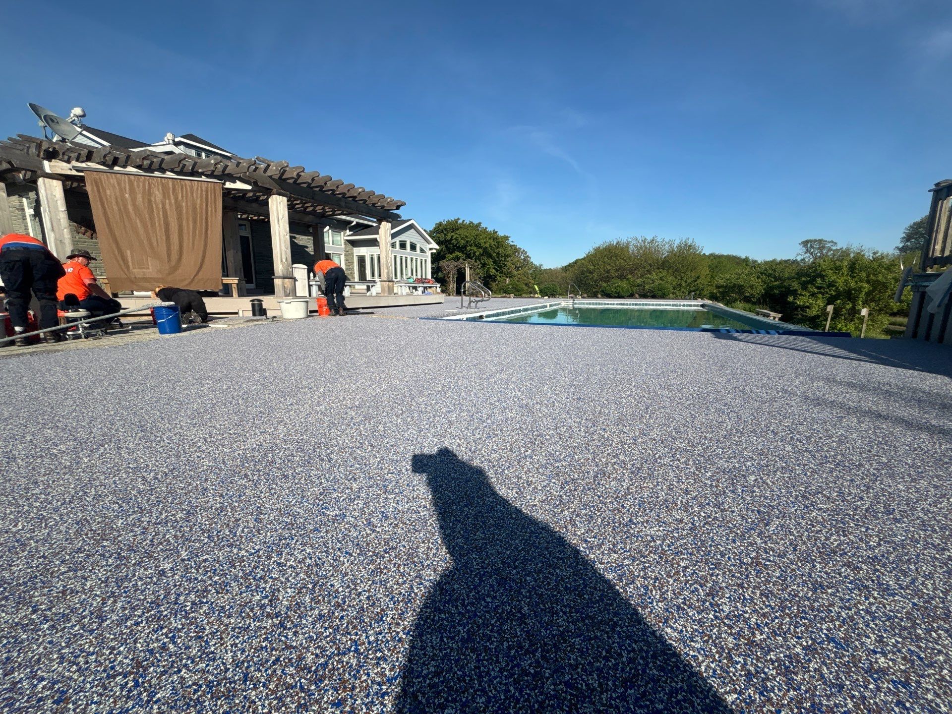 Rubaroc Caspian Pool Deck Coating by Level 10 Coatings