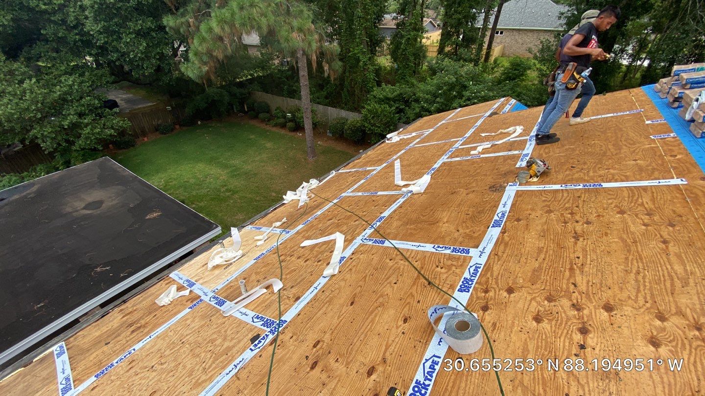 Residential Roofing Installation using Roof Replacement by American Roofing & Construction LLC