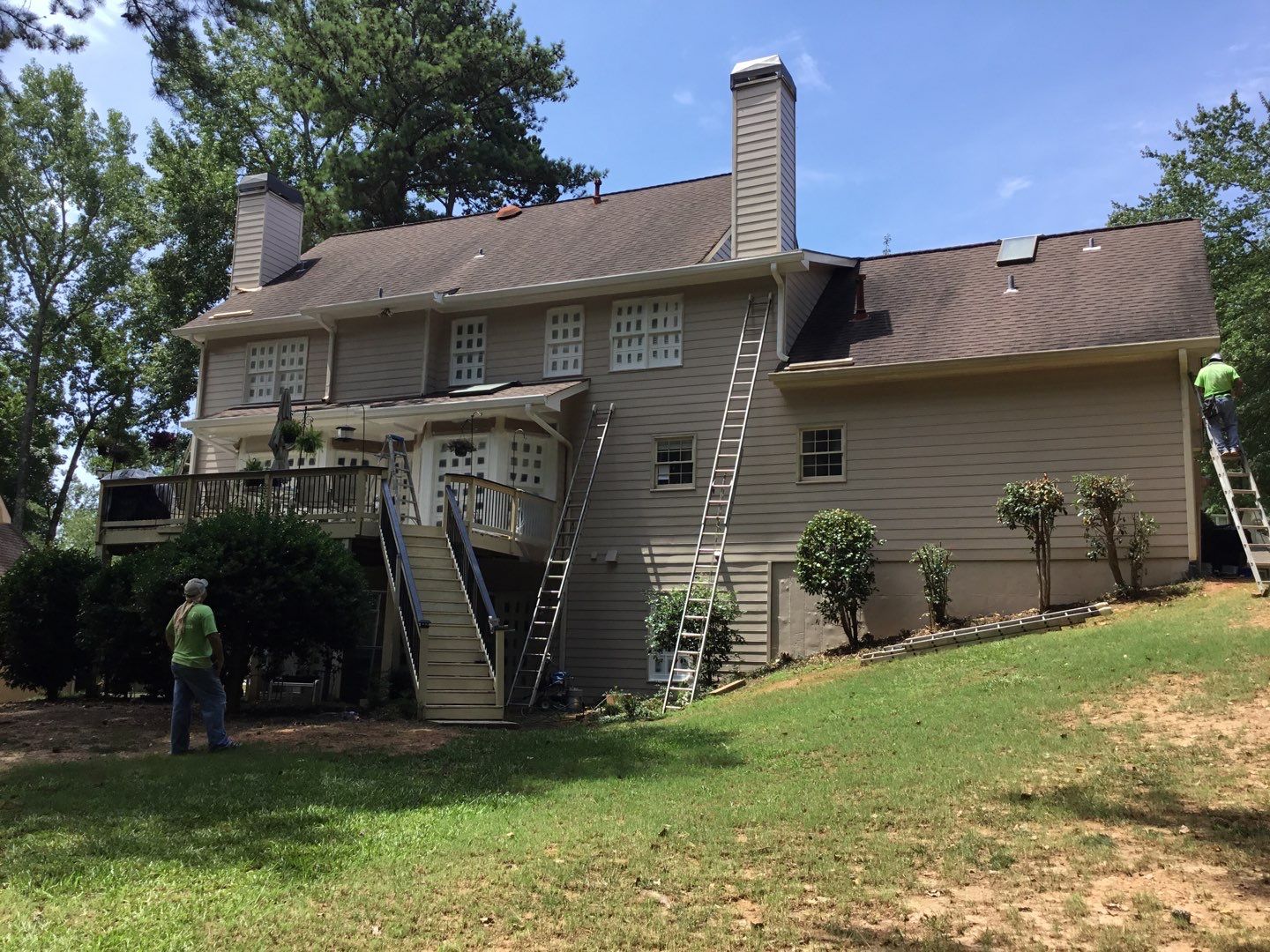 Exterior Painting and Bay Window Upgrades in Alpharetta by Swift Home Renovations