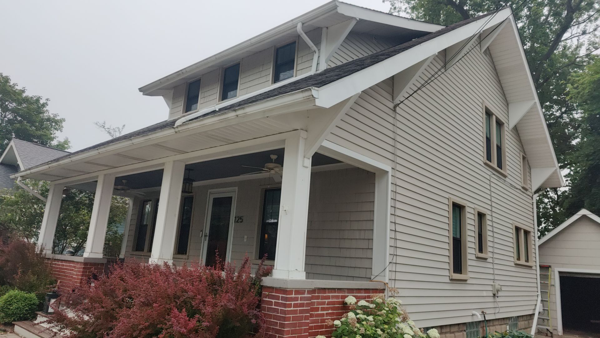 Siding Replacement using Alside Charter Oak D4.5" Deep Moss by 180 Contractors