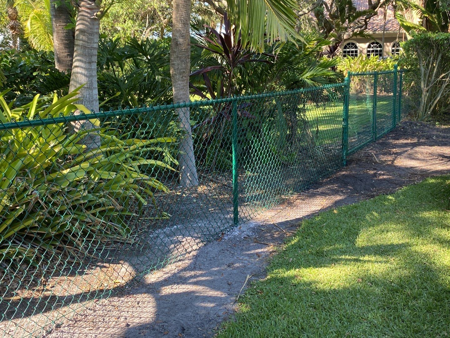 Siesta Key, FL 4ft. Tall Green Chain-link Fence by Asap fence and gates, LLC