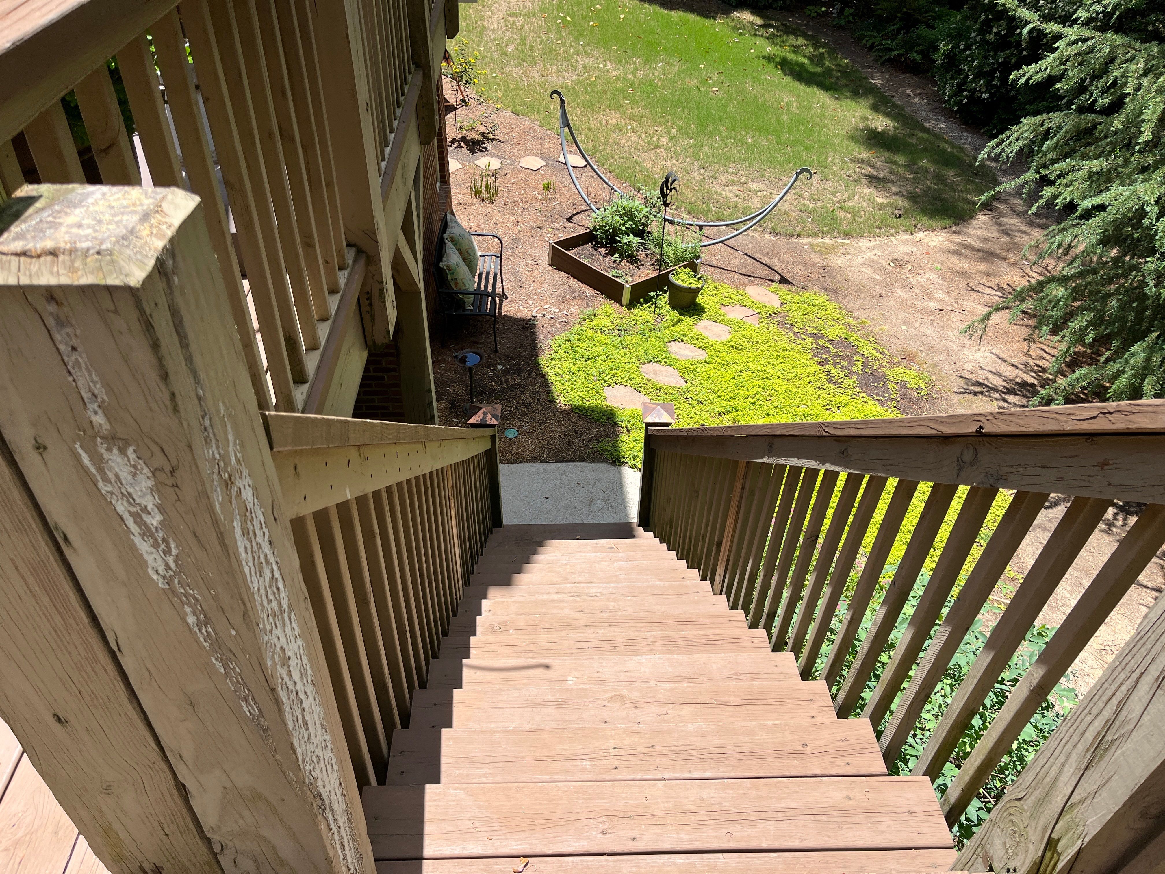 Tucker, GA Covered Porch Build and Deck Replacement using Deckorators Voyage Series Decking by Nelson Exteriors 