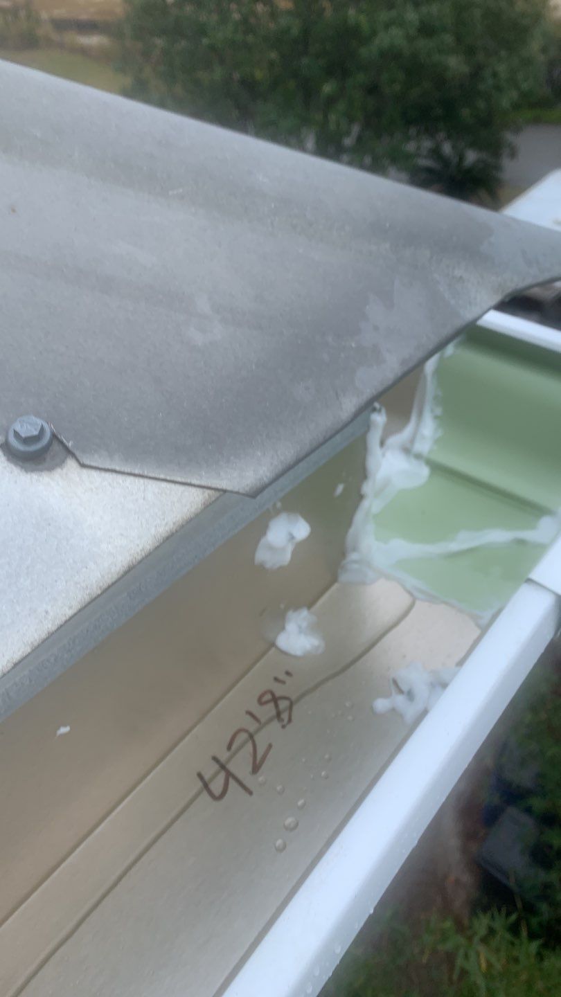 Seamless Gutter Installation Using White K-Style Gutters by Gutter Professors