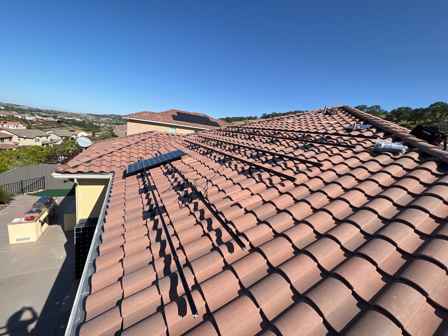 Solar Panel Installation using Solar Panels by Byers Enterprises 