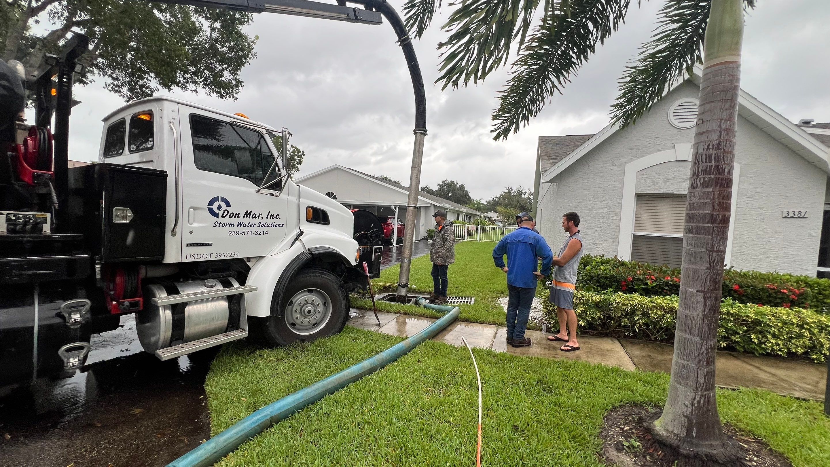Naples Community Stormwater Blockage by Don Mar, Inc. Storm Water Solutions