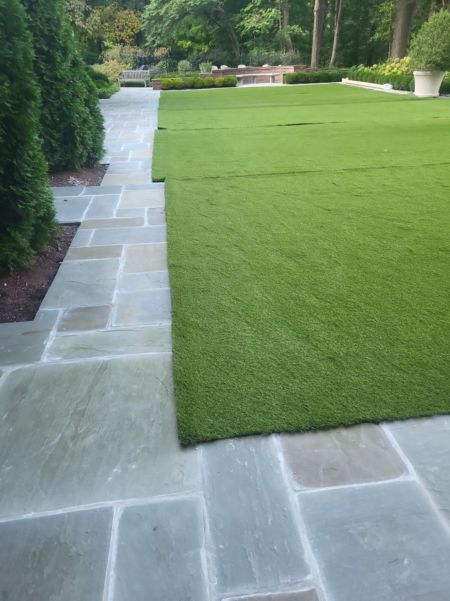 Premium Artificial Turf Lawn Installation by Southwest Greens Midwest
