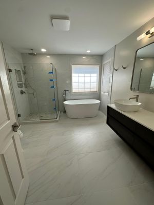 Bathroom Remodel using Tile