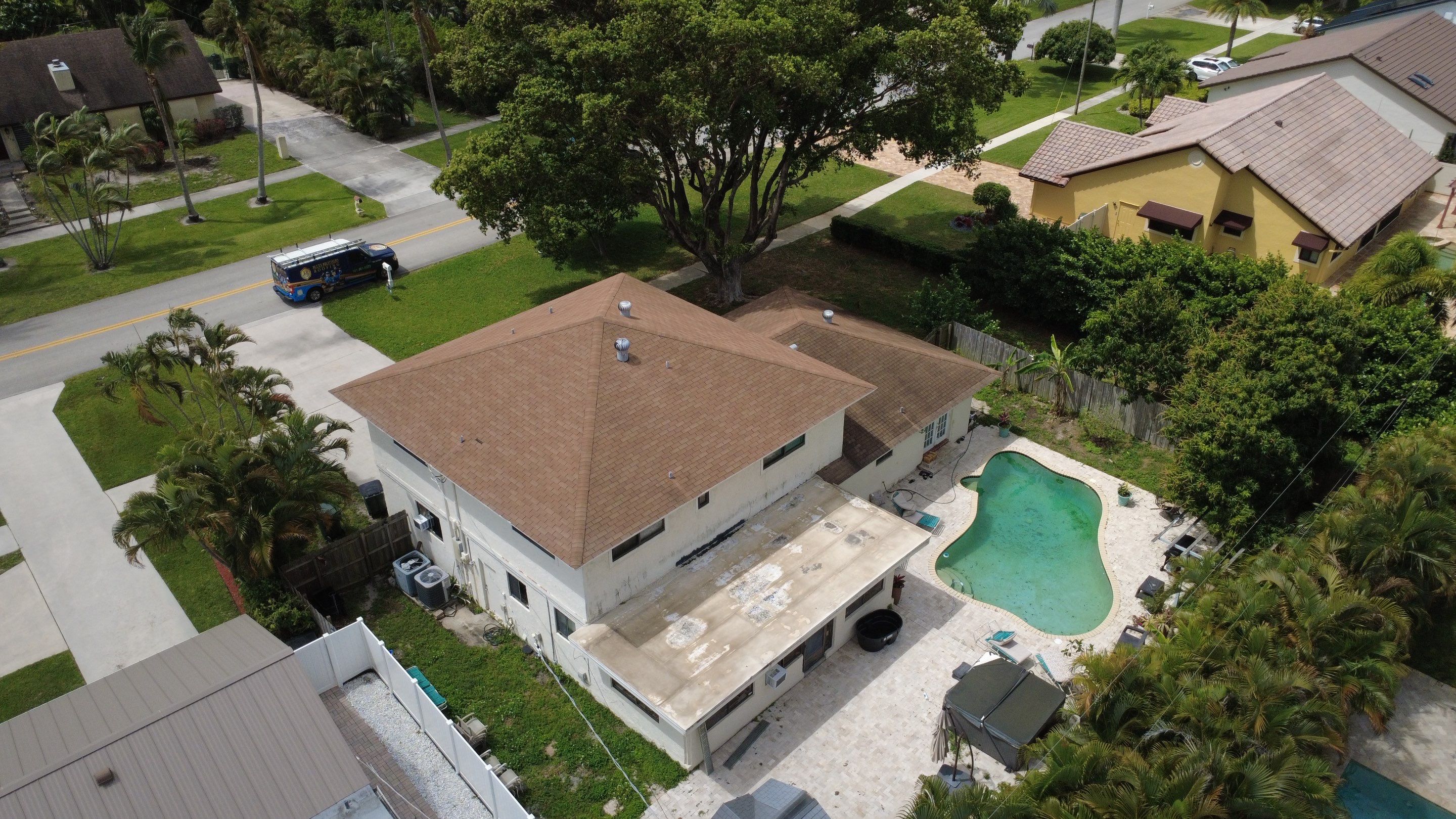 Residential Roofing Installation using 1.5'' Mechanical Seam by BLUES BROTHERS ROOFING