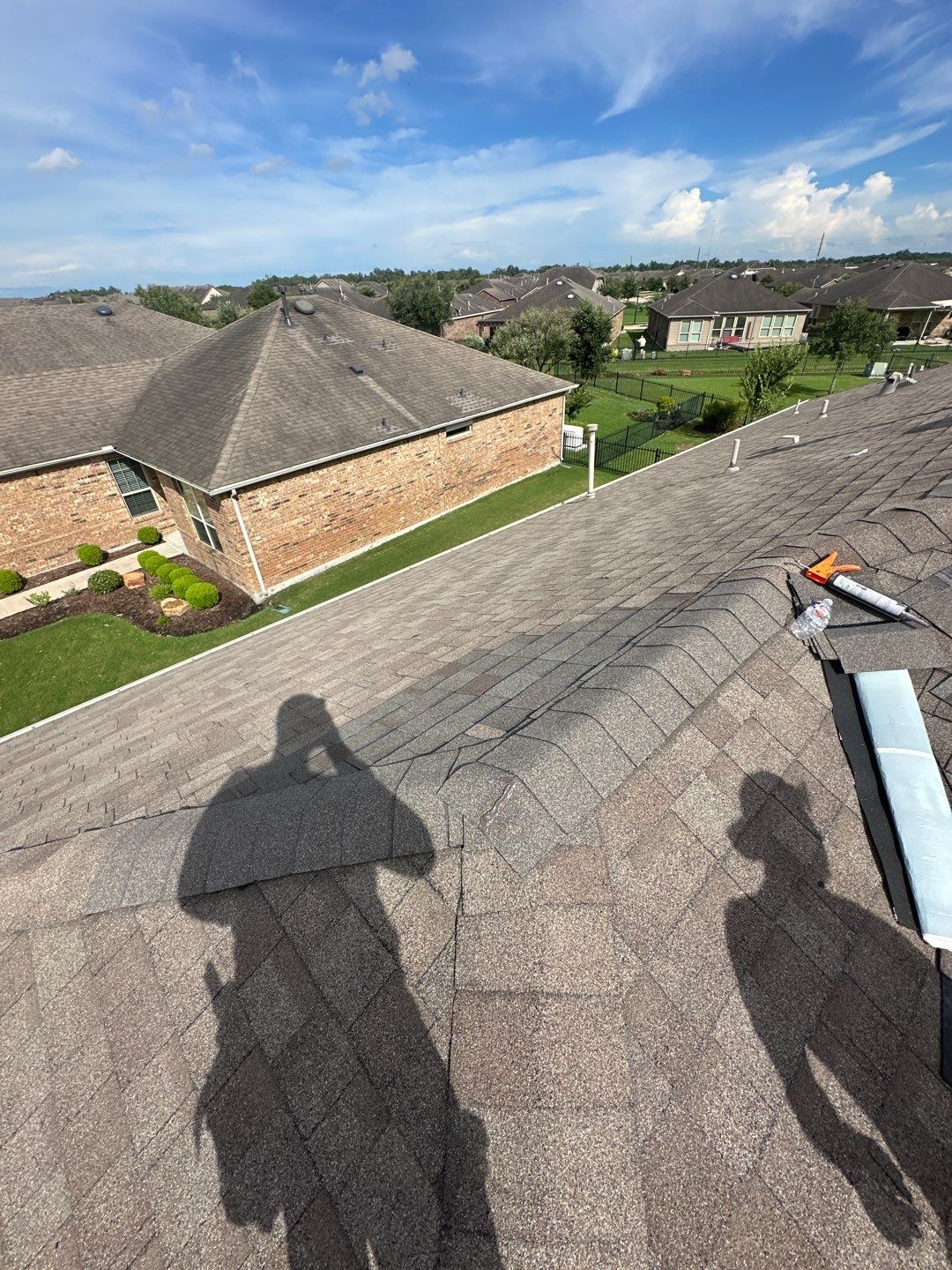 Hail Damage using Owen's Corning Duration (Lifetime) Shingles by Roof Repair Company